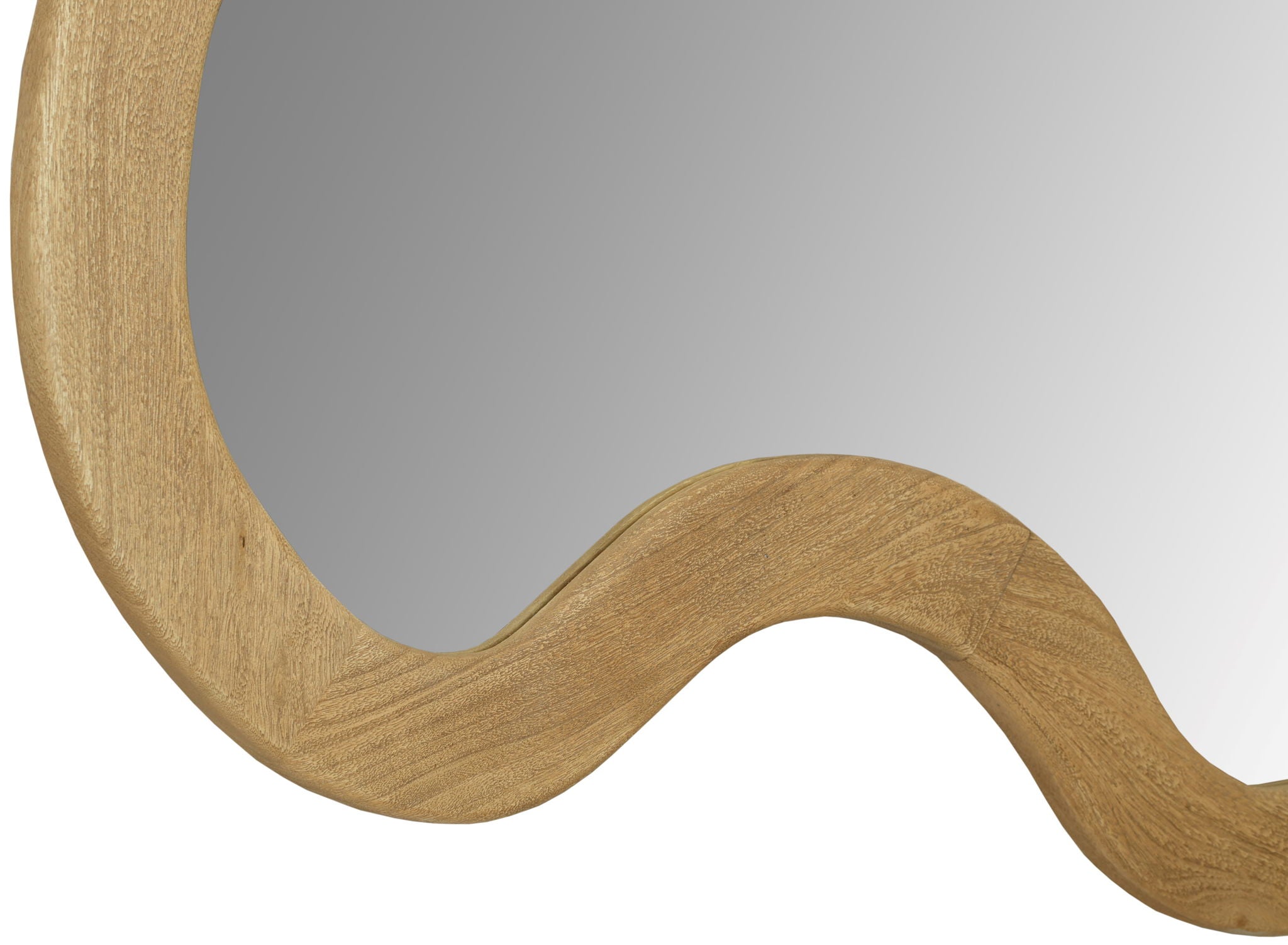 Oblique - Mirror - Wood