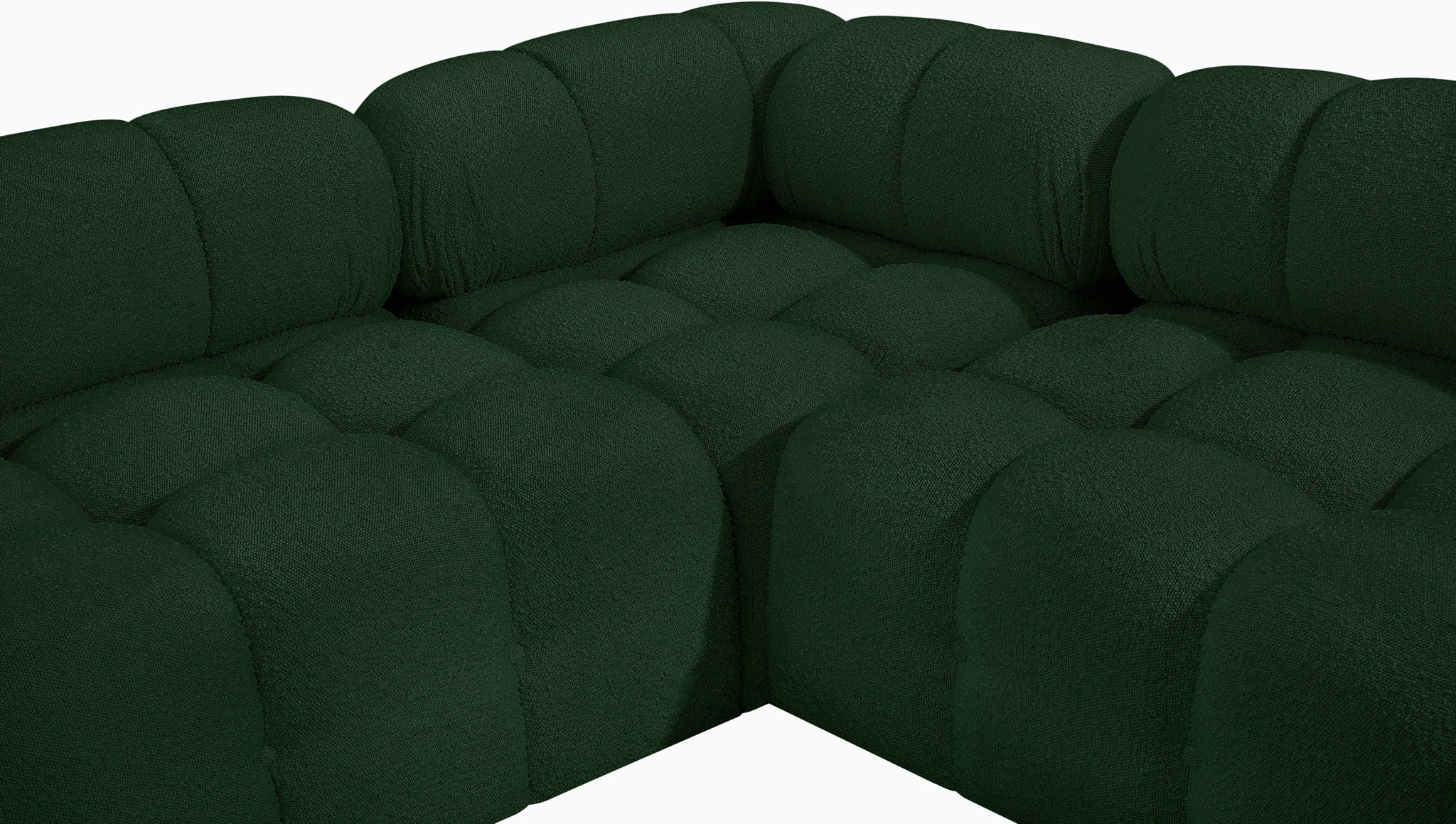 Ames - 6 Piece Fabric Modular U-Shaped Sectional
