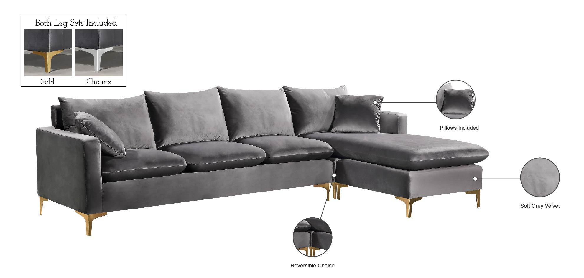 Naomi - Reversible Sectional