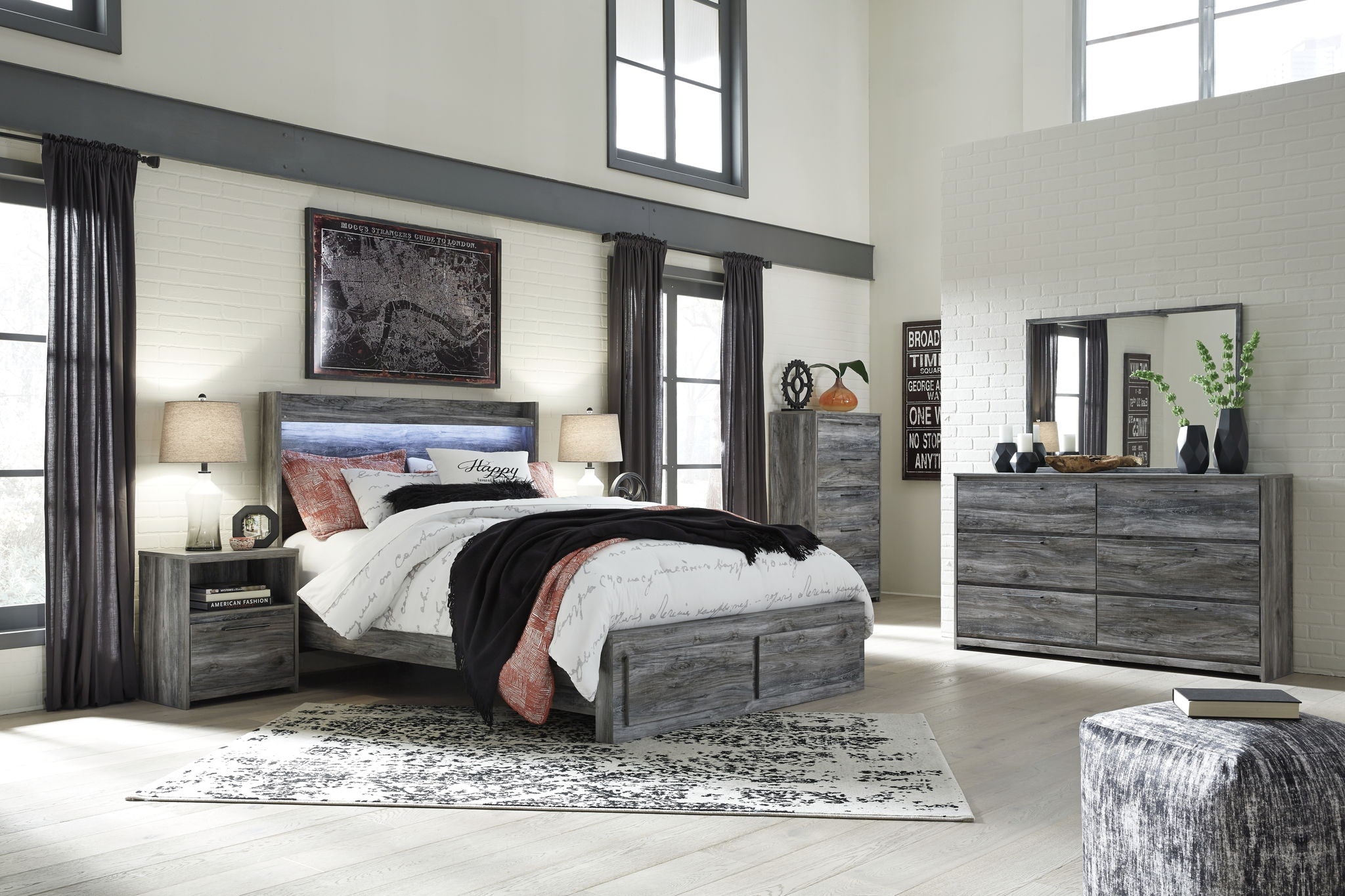 Baystorm - One Drawer Night Stand