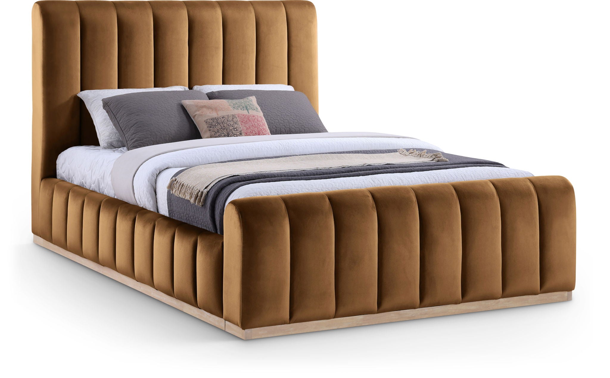 Amara - Velvet Bed