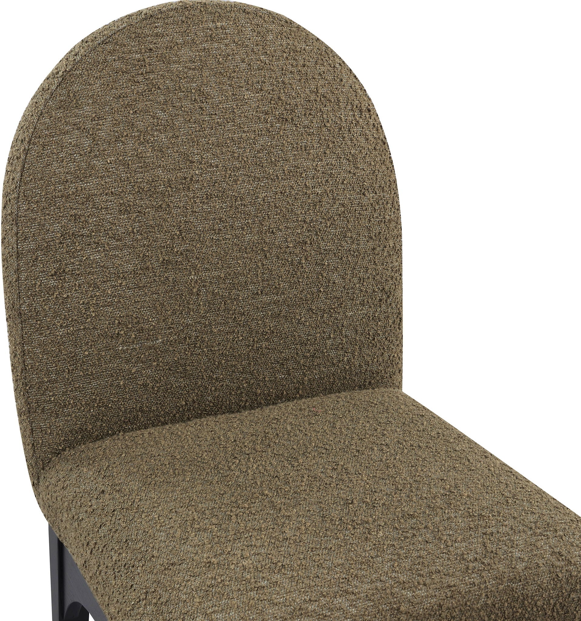 Waldorf - Boucle Dining Side Chair With Black Legs