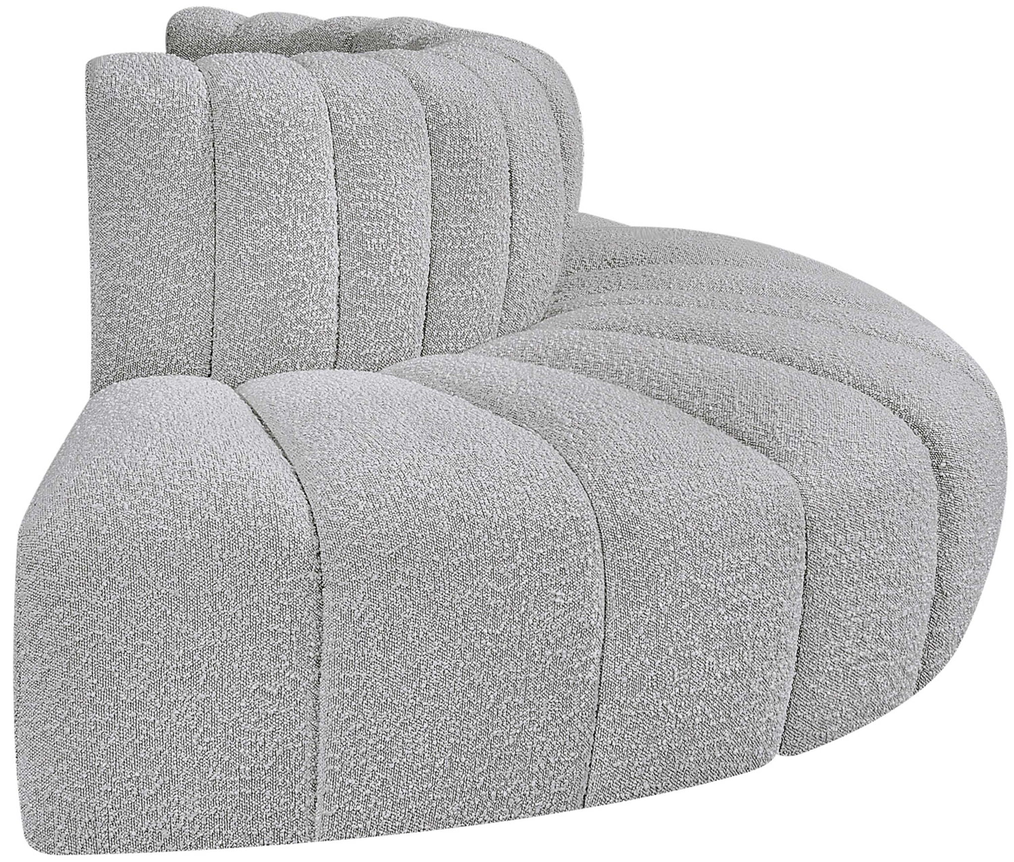 Arc - Boucle Fabric 4 Piece Modular Sofa