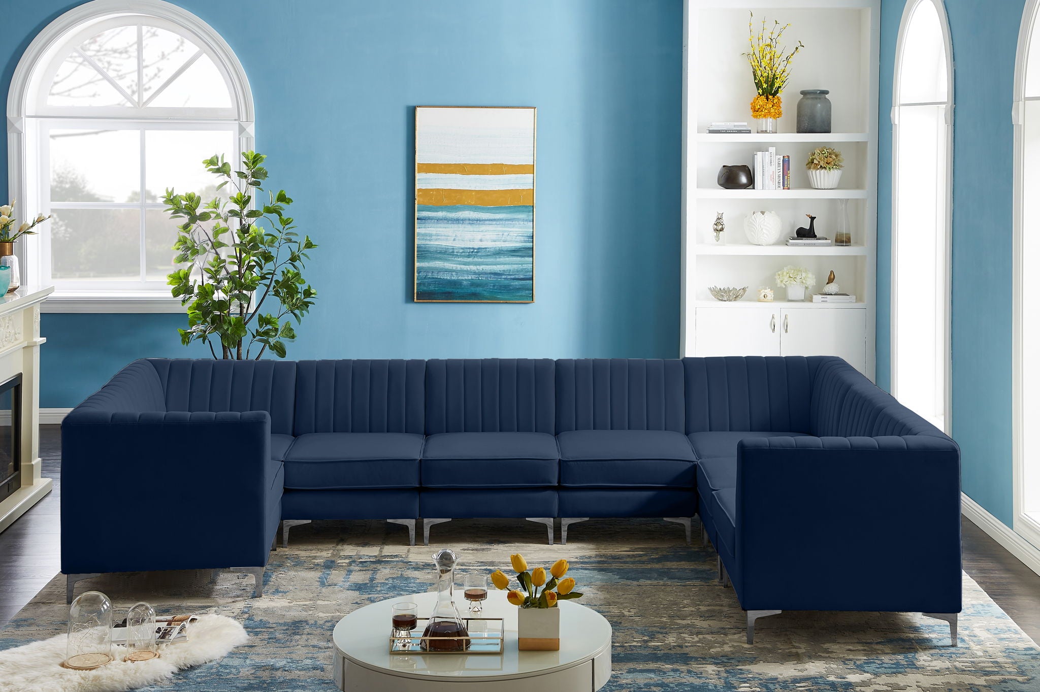 Alina - 8 Piece Modular U-Shaped Sectional