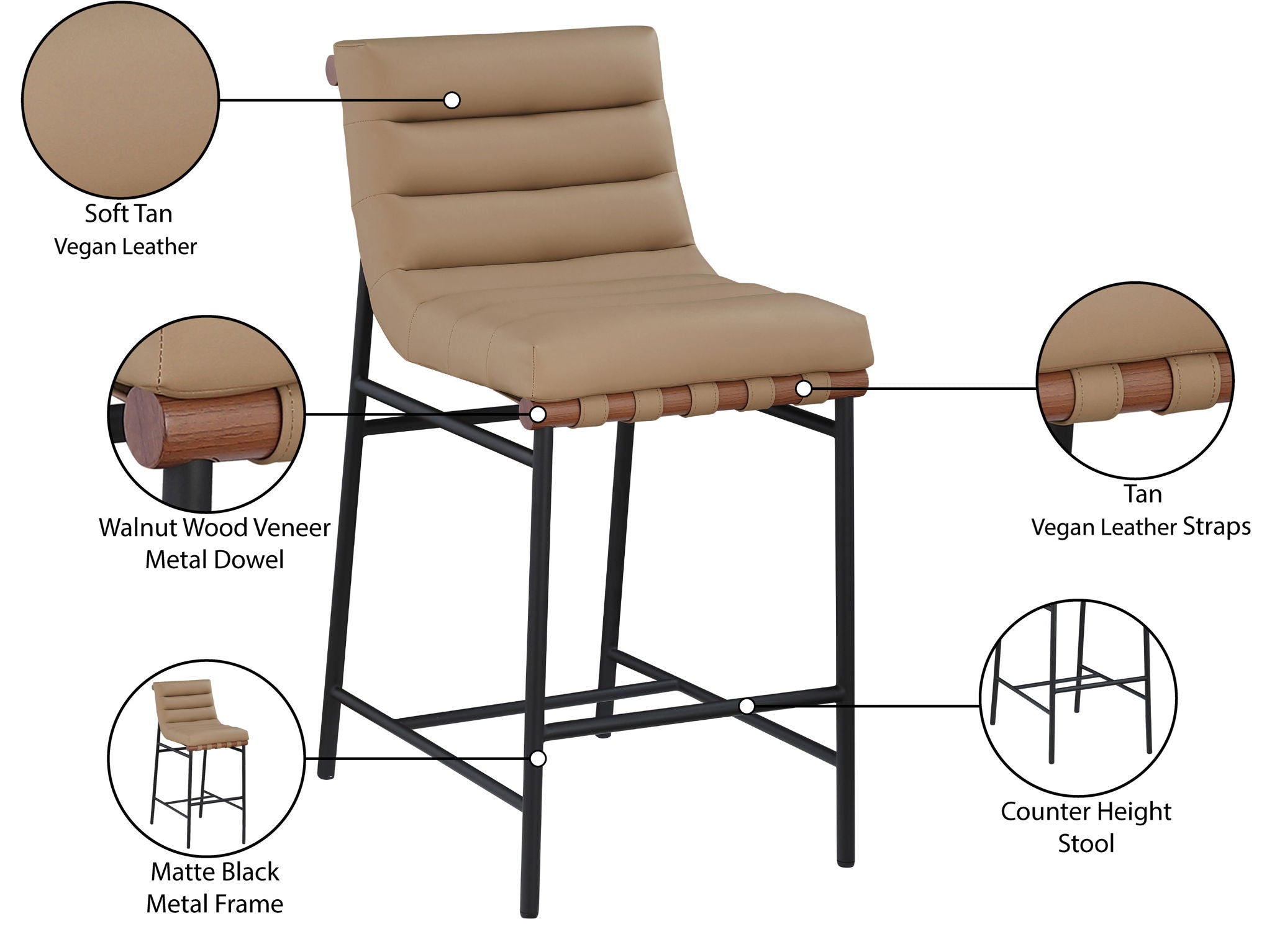 Burke - Counter Stool