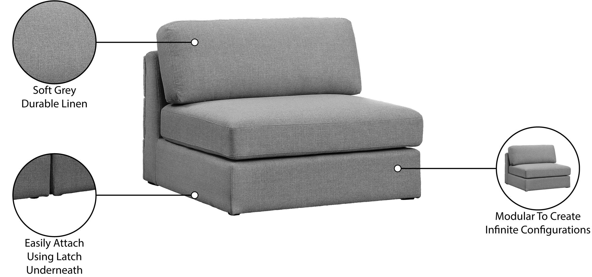 Beckham - Armless Chair