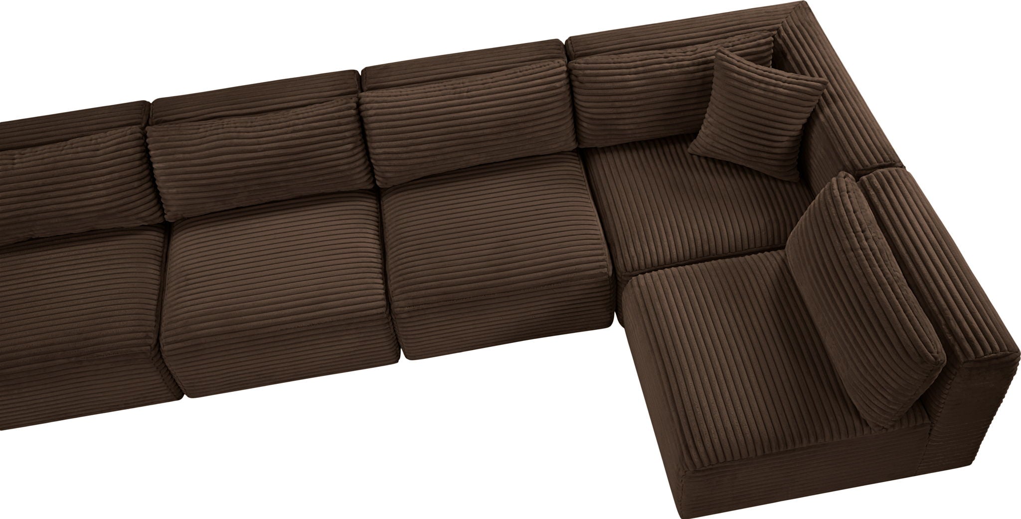 Shaggy - 5 Piece Modular Sectional