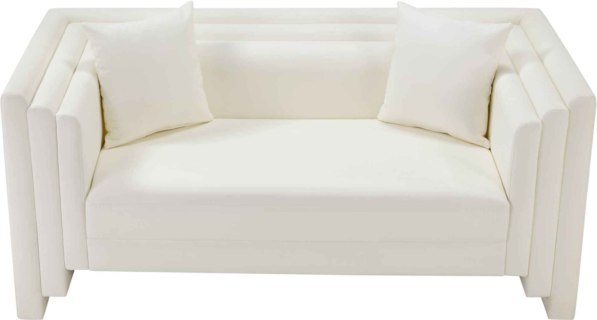 Everett - Vegan Leather Upholstered Loveseat