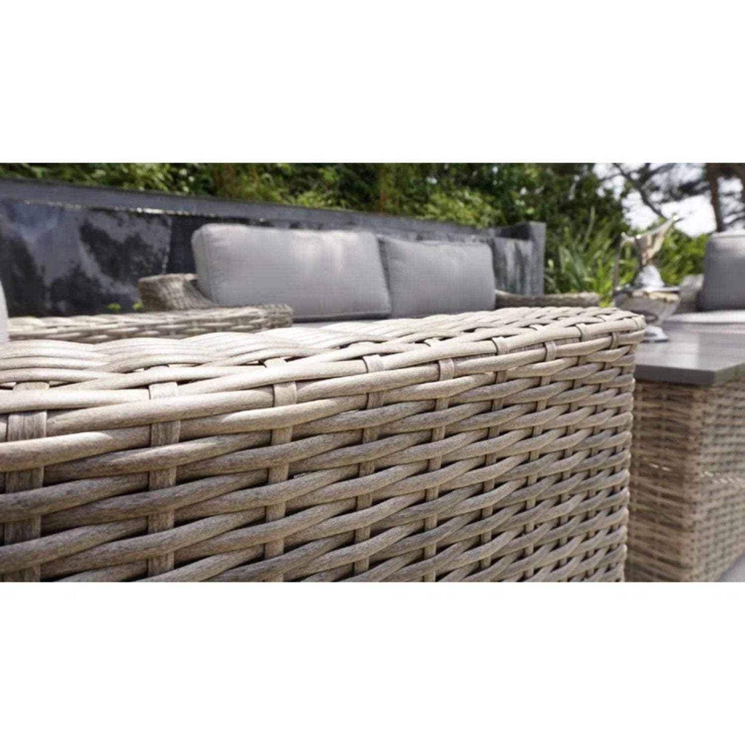 Stylish Sofa Seating Group With Cushions Perfect For Outdoor Gatherings