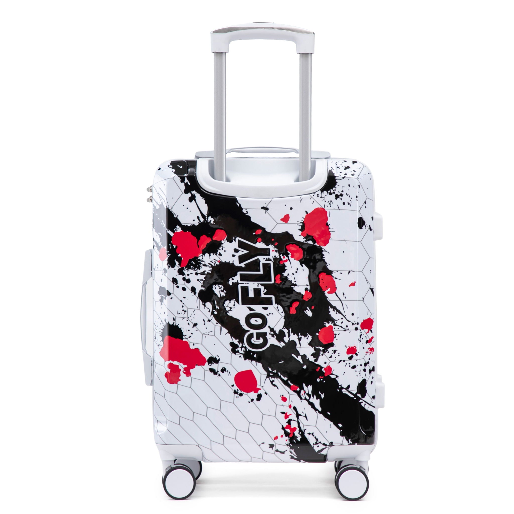 Luggage With Combination Lock, Lightweight Carry-On Suitcase