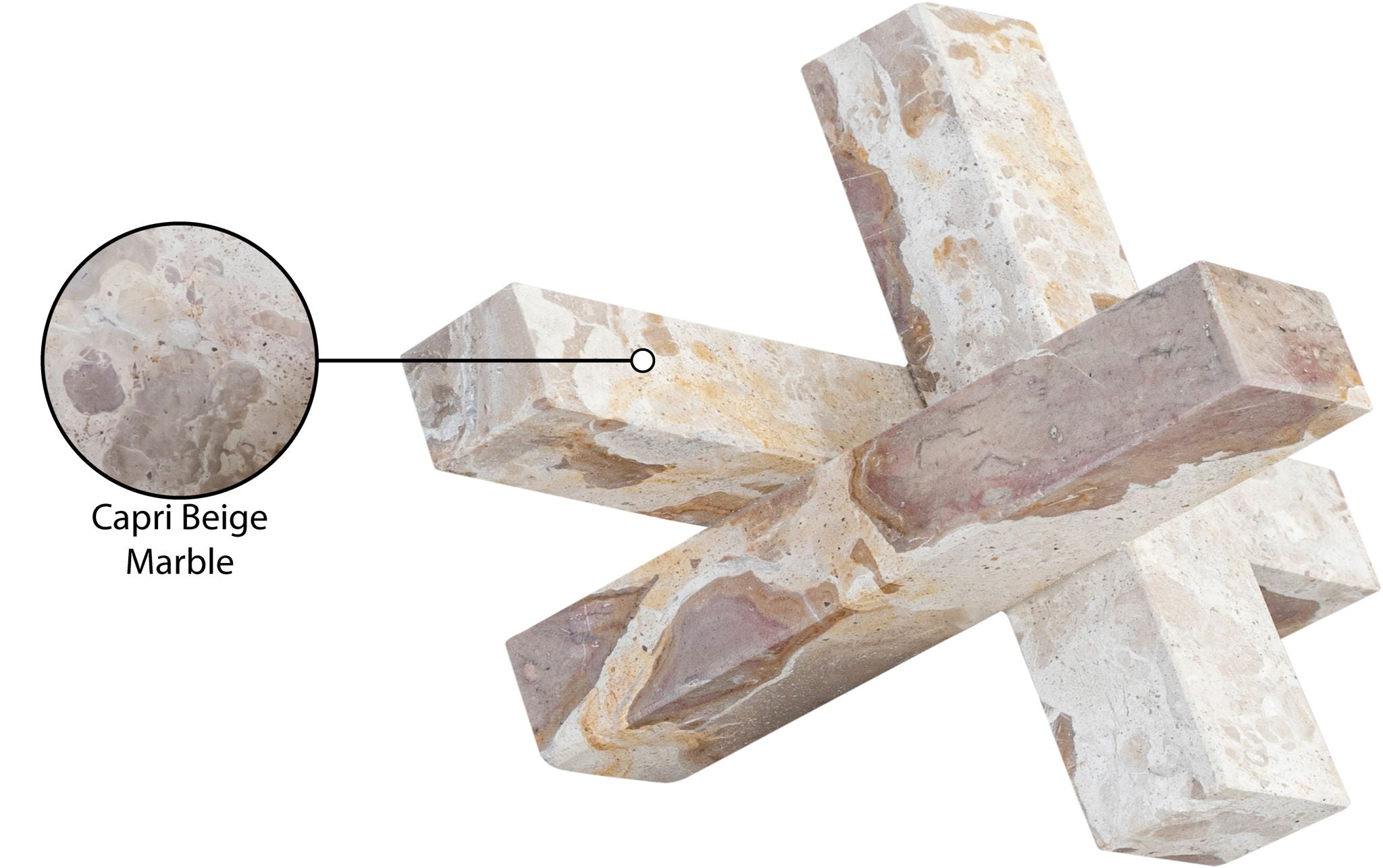 Stix - Marble Decorative Object