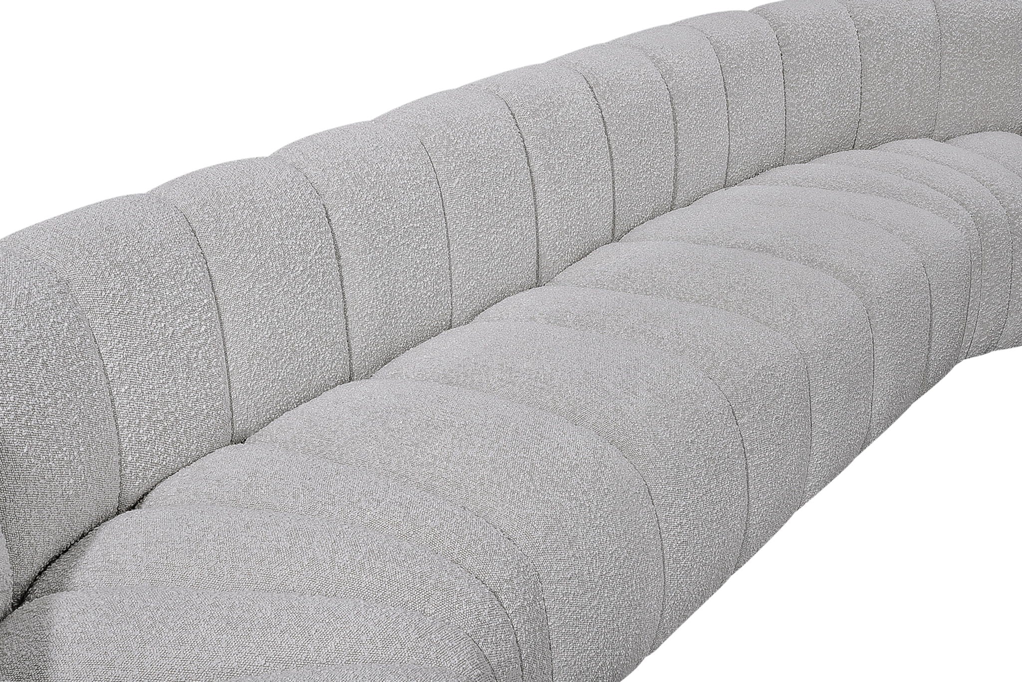 Arc - Boucle Fabric 8 Piece Modular Sofa