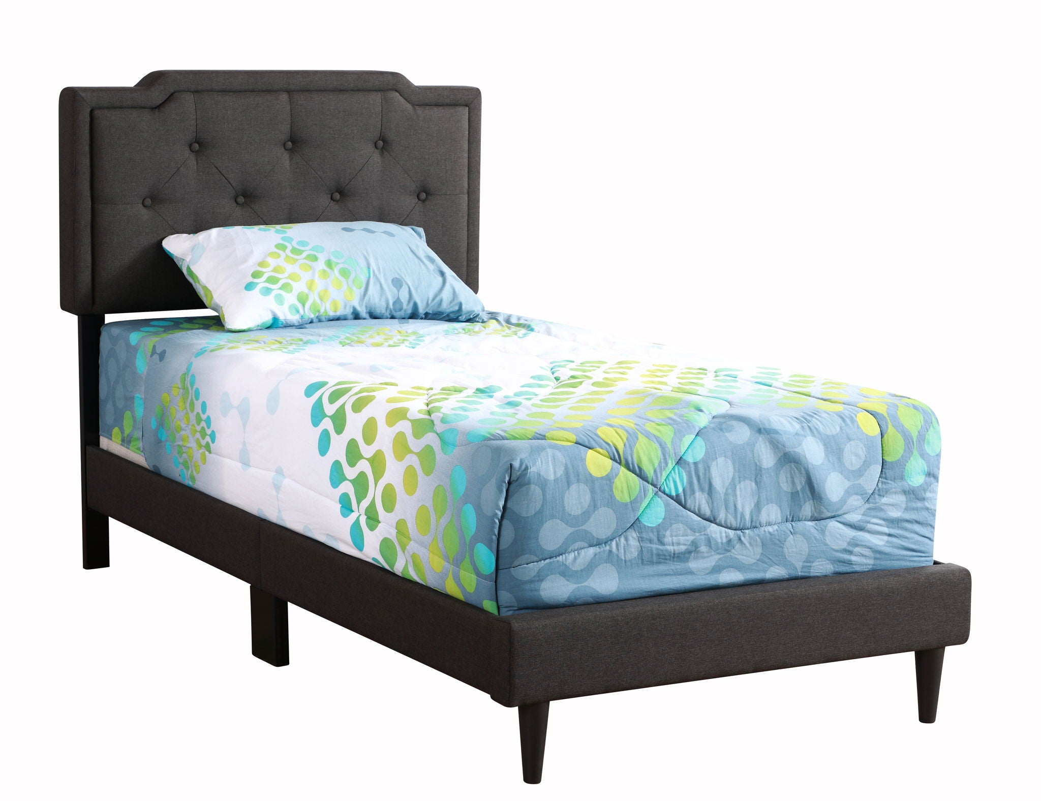 Button Tufted Bed Charming For Cozy Spaces