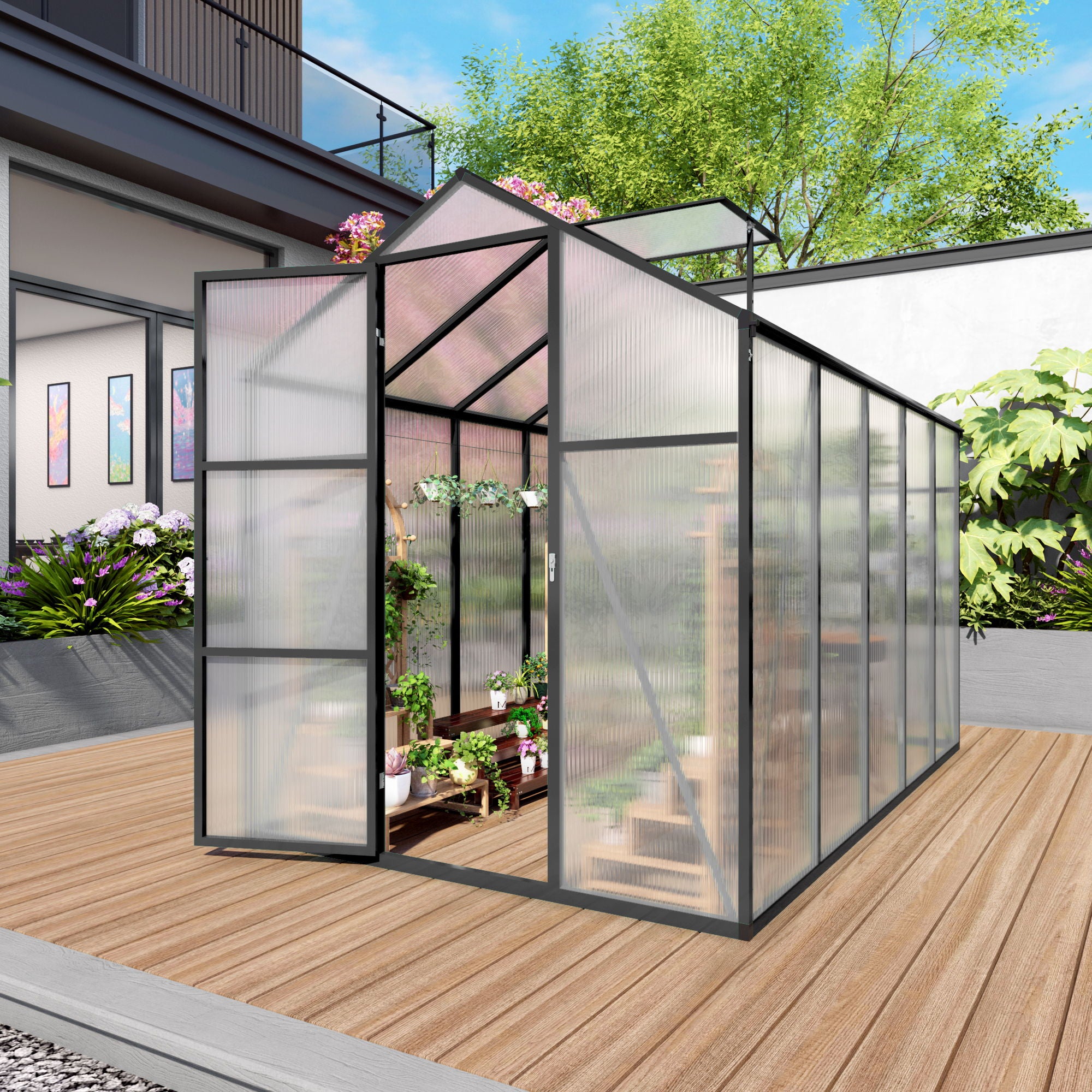 Gain Height Windproof house With Raised Base