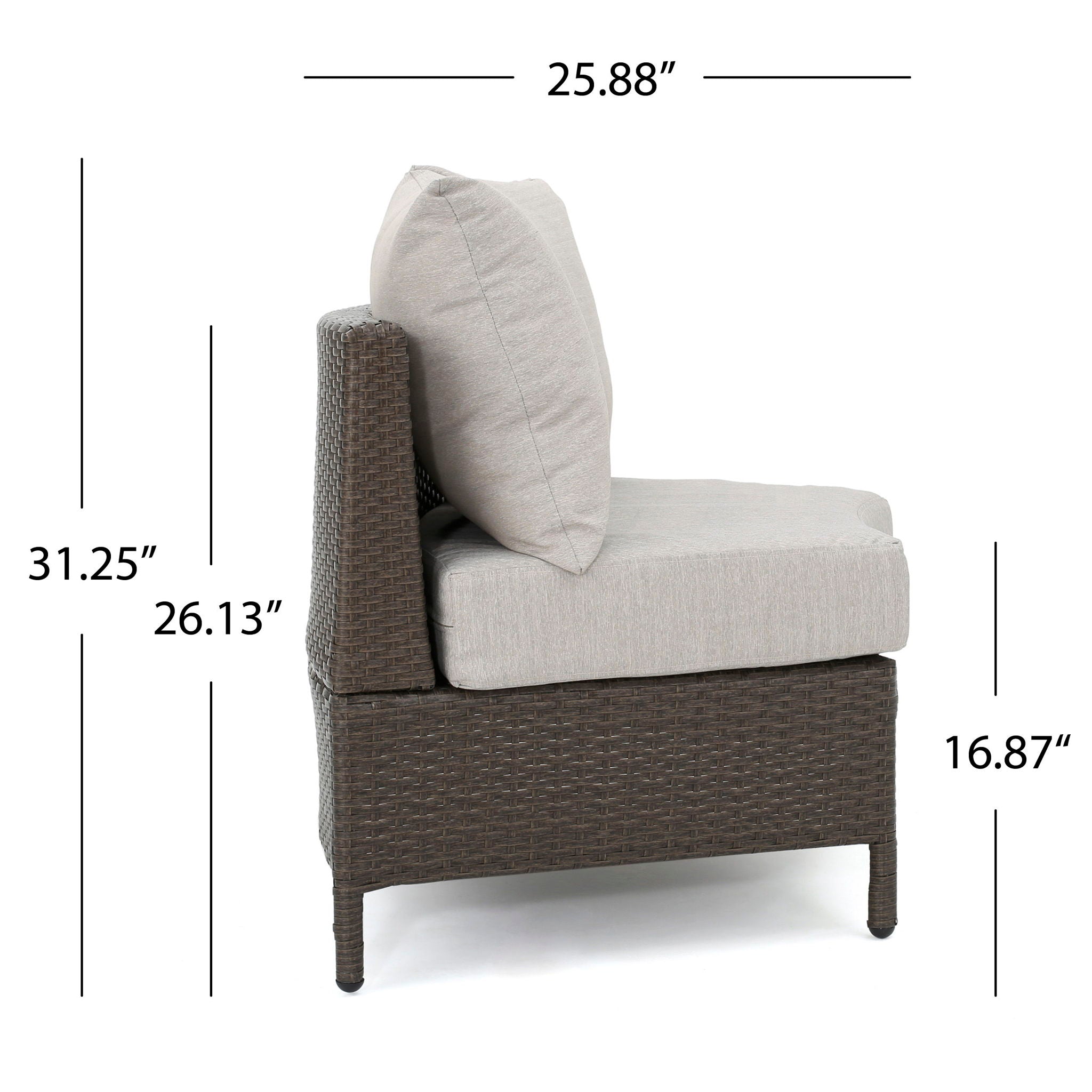 Pt Limon - Modern Outdoor Single Sofa