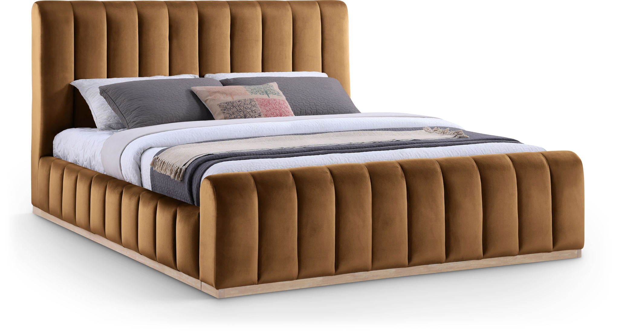 Amara - Velvet Bed