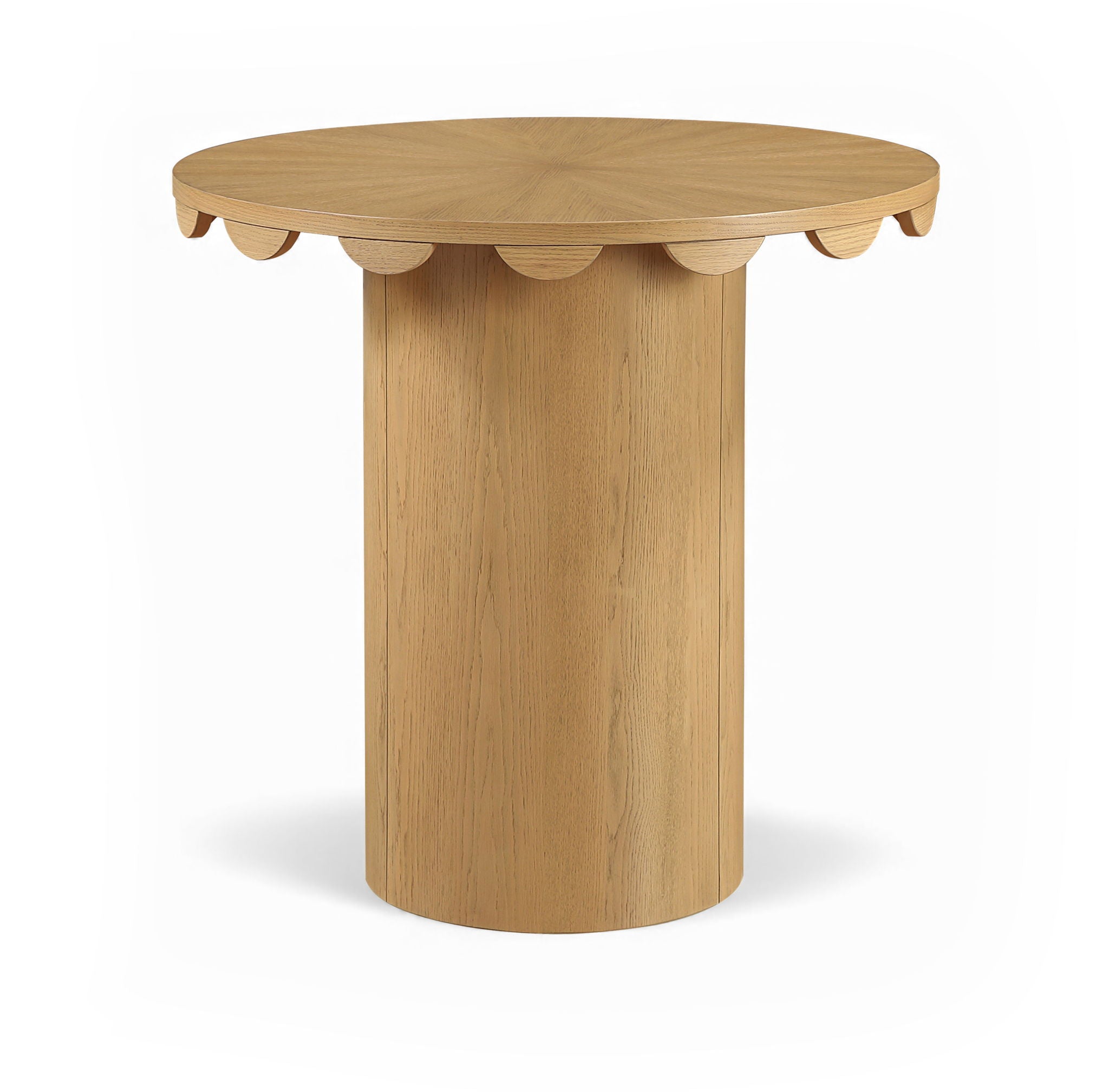 Dahlia - Solid Wood And Natural Cane Table
