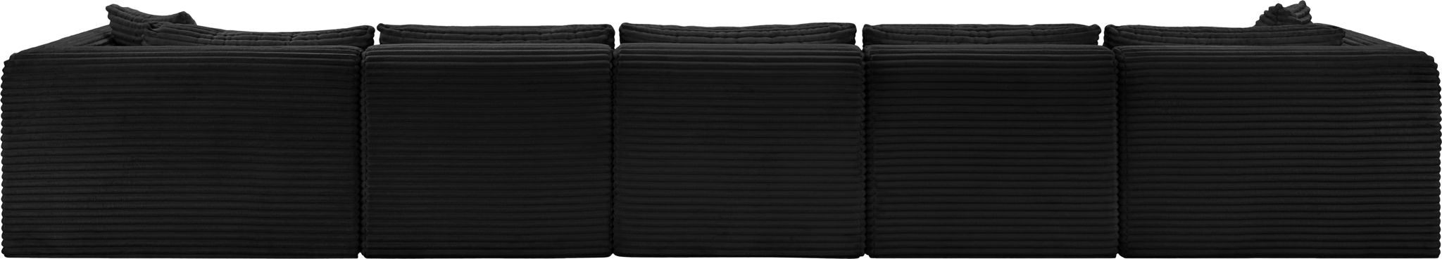 Shaggy - Fabric 6 Piece Modular Sectional With Chaise