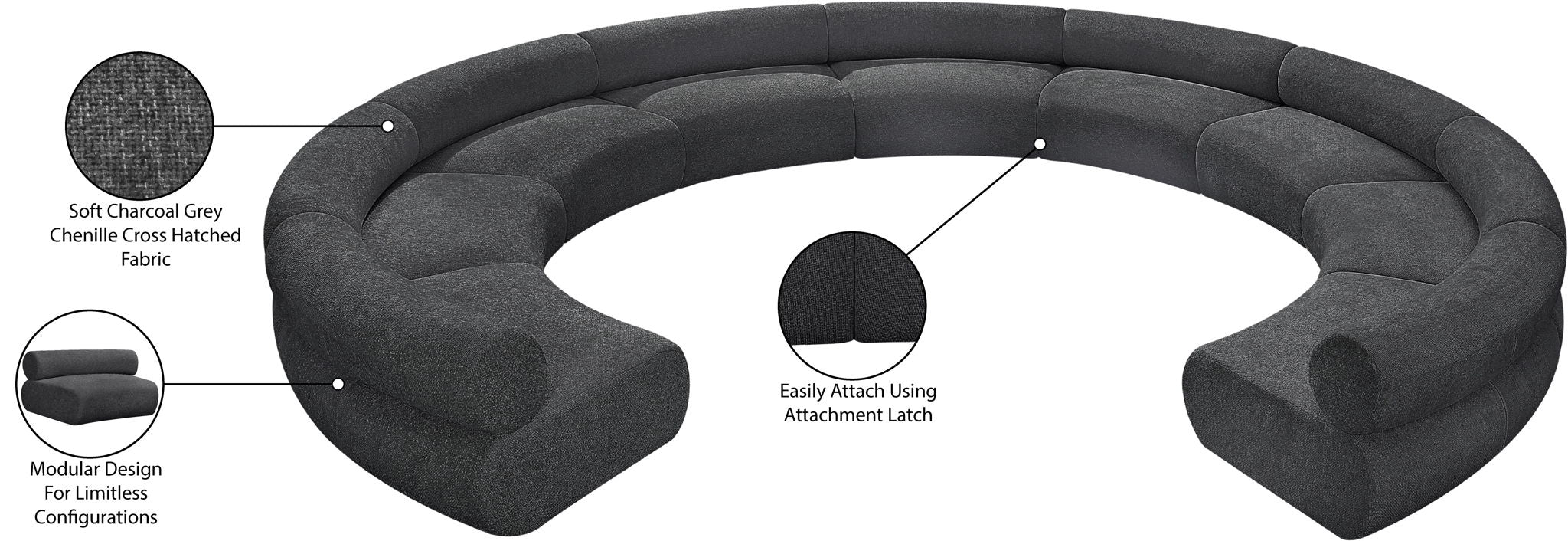 Bale - 9 Piece Modular Sofa