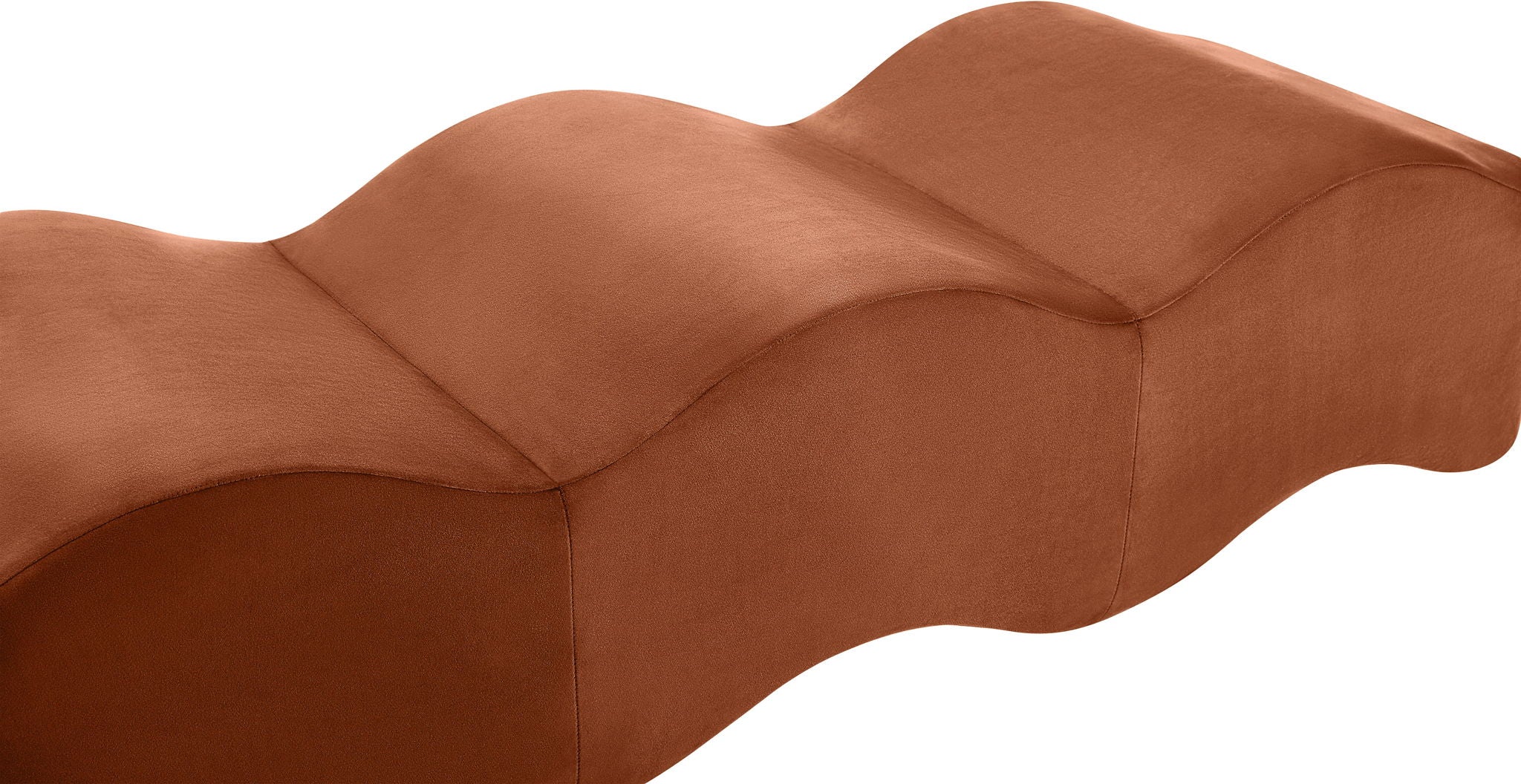 Wave - Velvet Bench