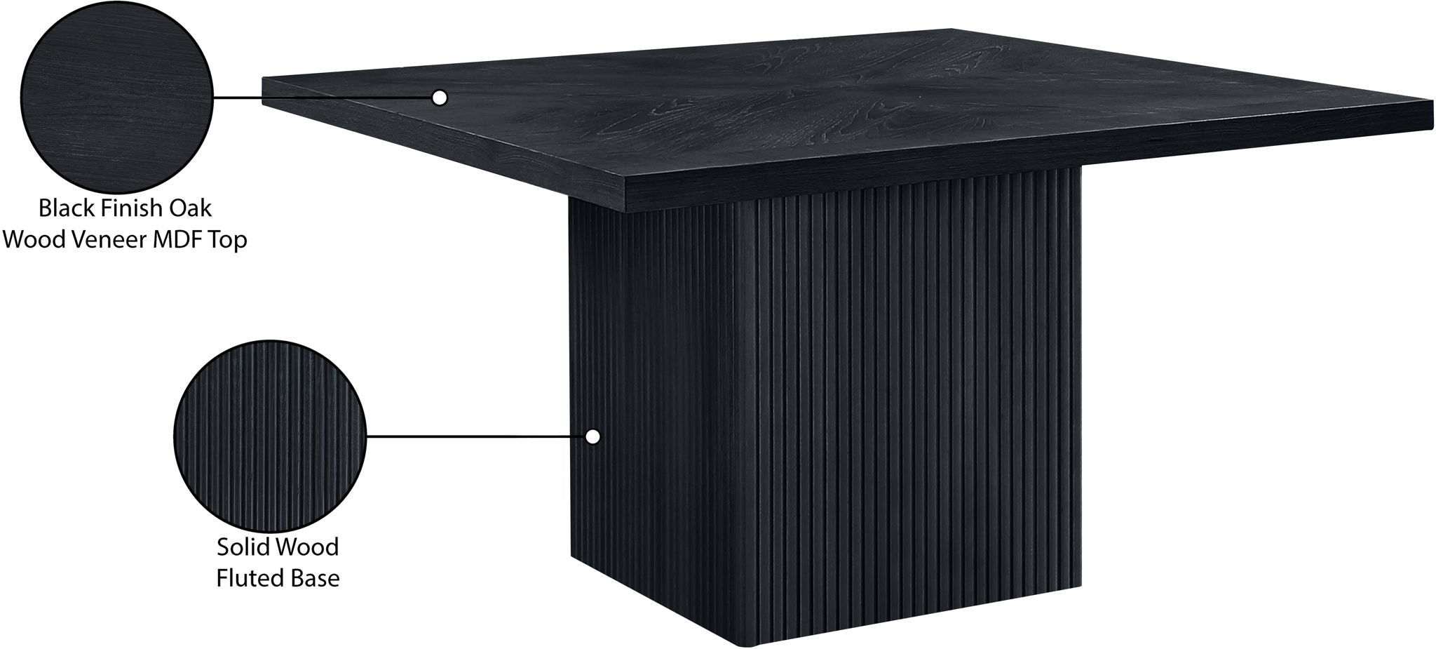 Belinda - Oak Veneer And Solid Wood Table