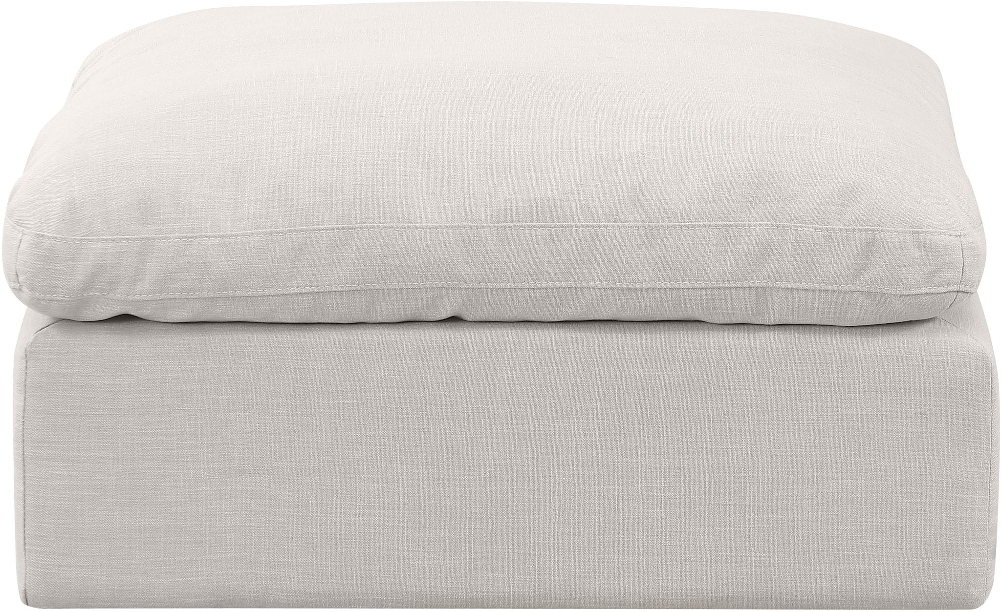 Indulge - Linen Ottoman