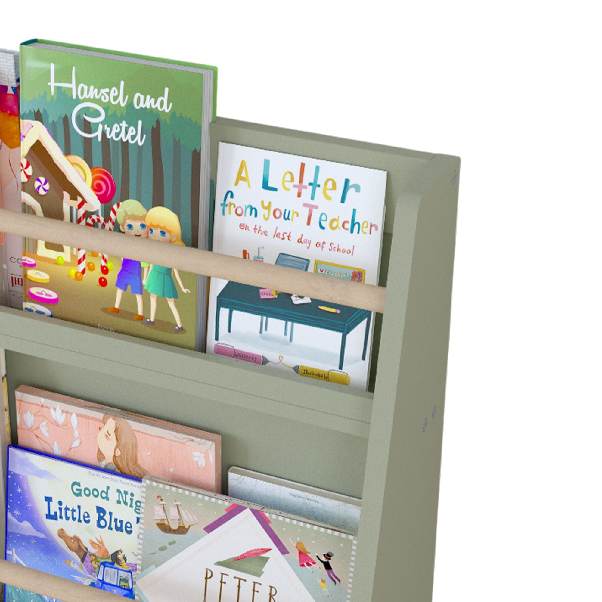 3 Tier Book Shelf, Compact Storage For Bedrooms