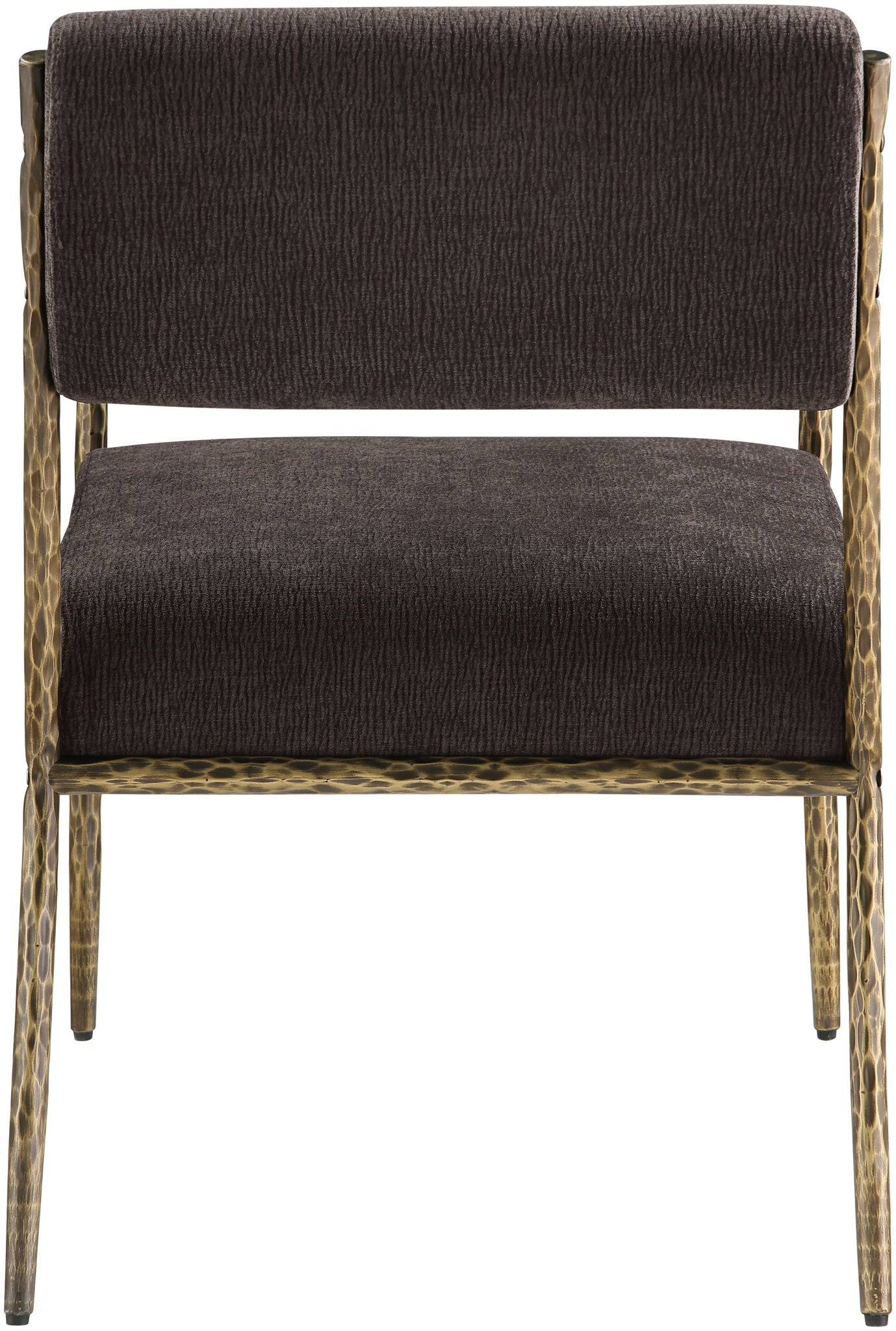 Bastille - Upholstered Dining Arm Chair (Set of 2) - Brass Frame