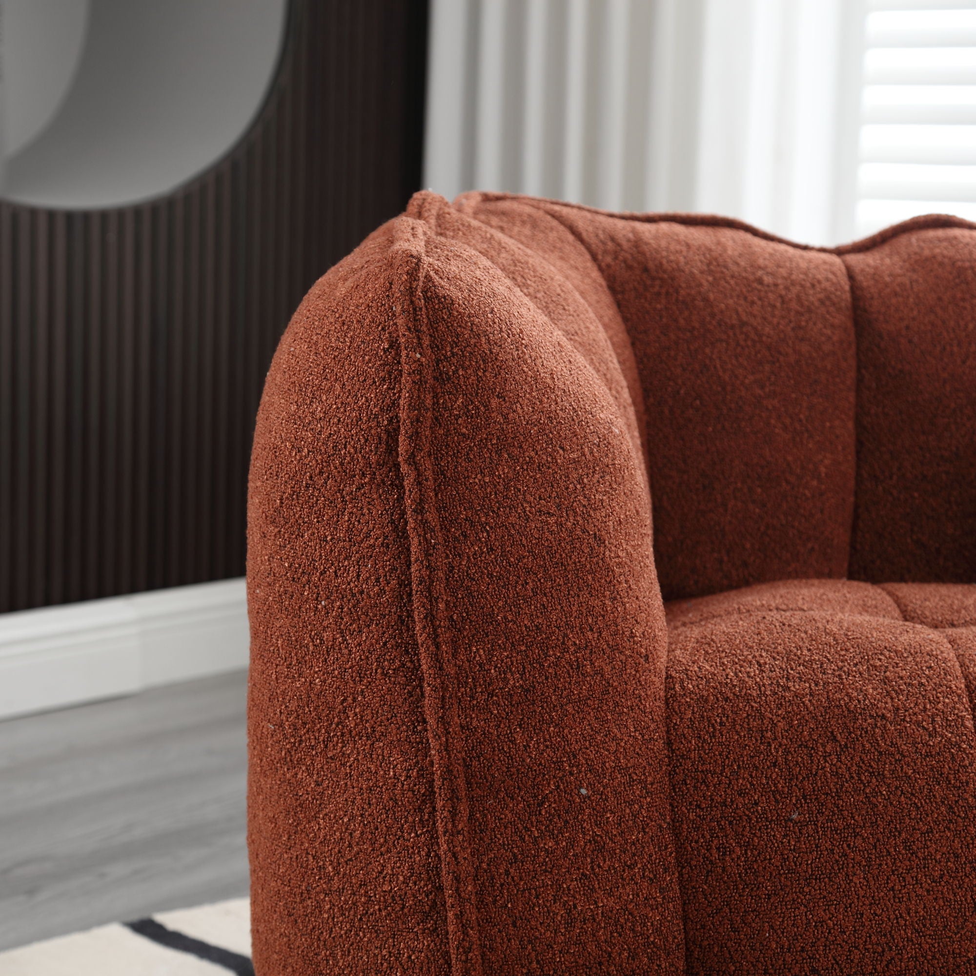 Soft Bean Bag Chair With High Resilient Foam