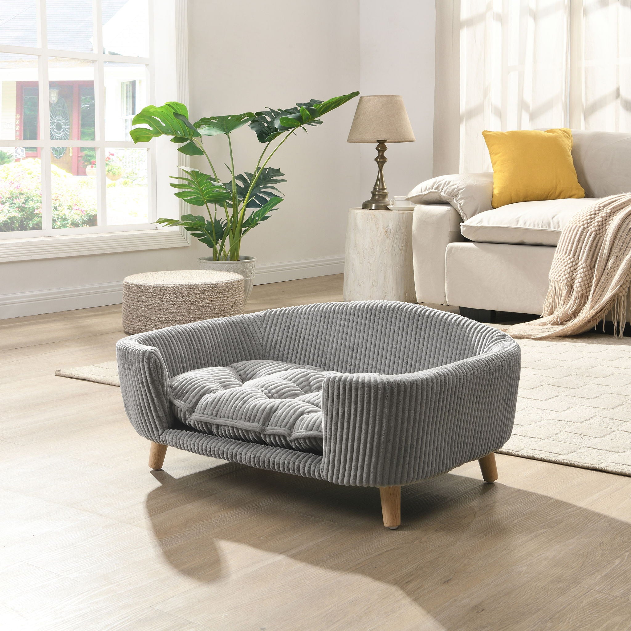 Elevated - Dog Bed Frame For Small Dog, Pet Couch Bed With Legs And Supportive Foam, Easy Assembly