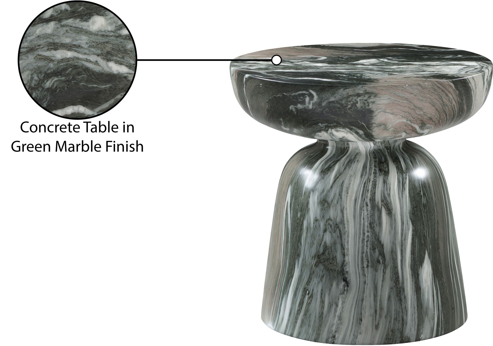 Avellino - Concrete End Table