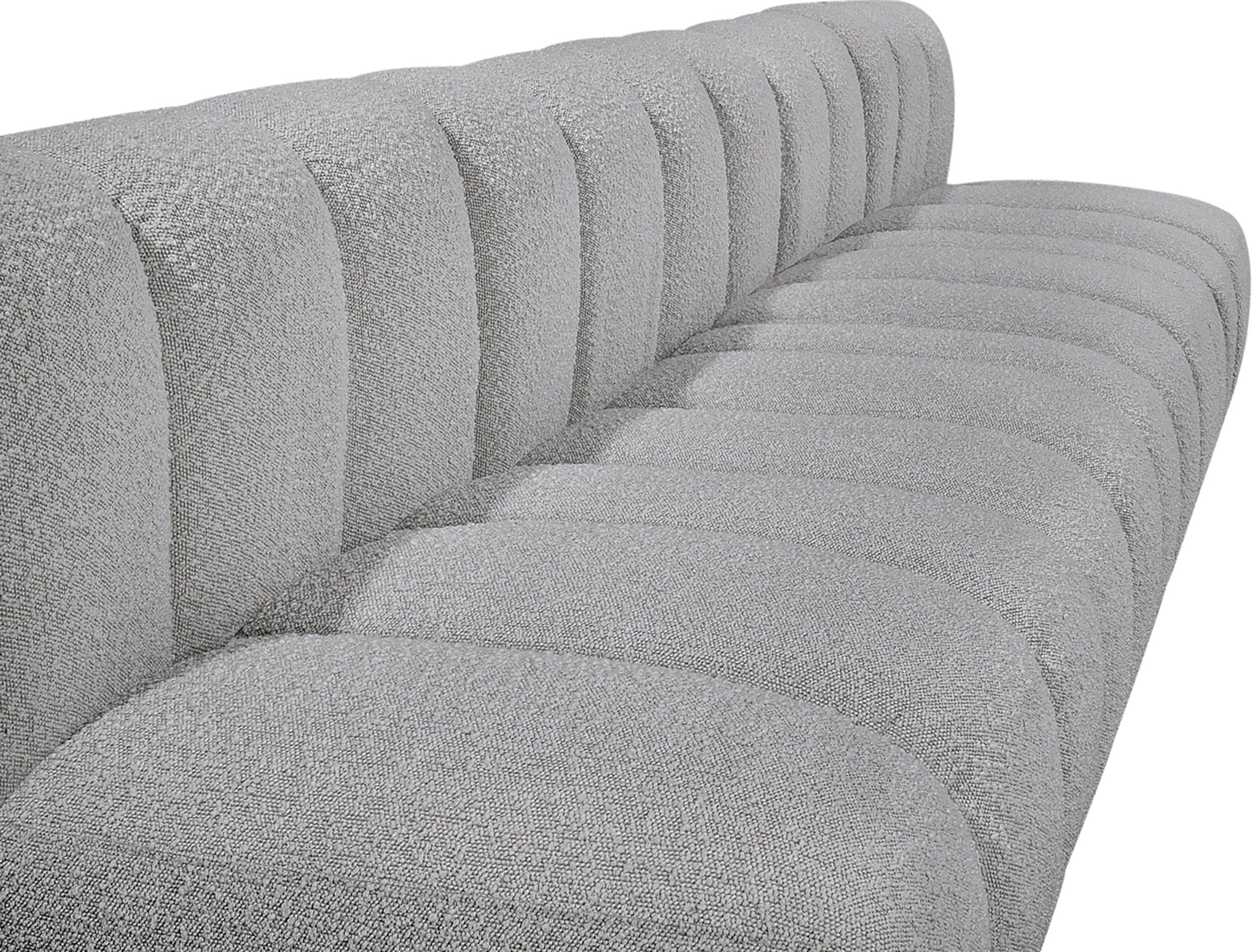 Arc - Boucle Fabric 7 Piece Modular Sofa