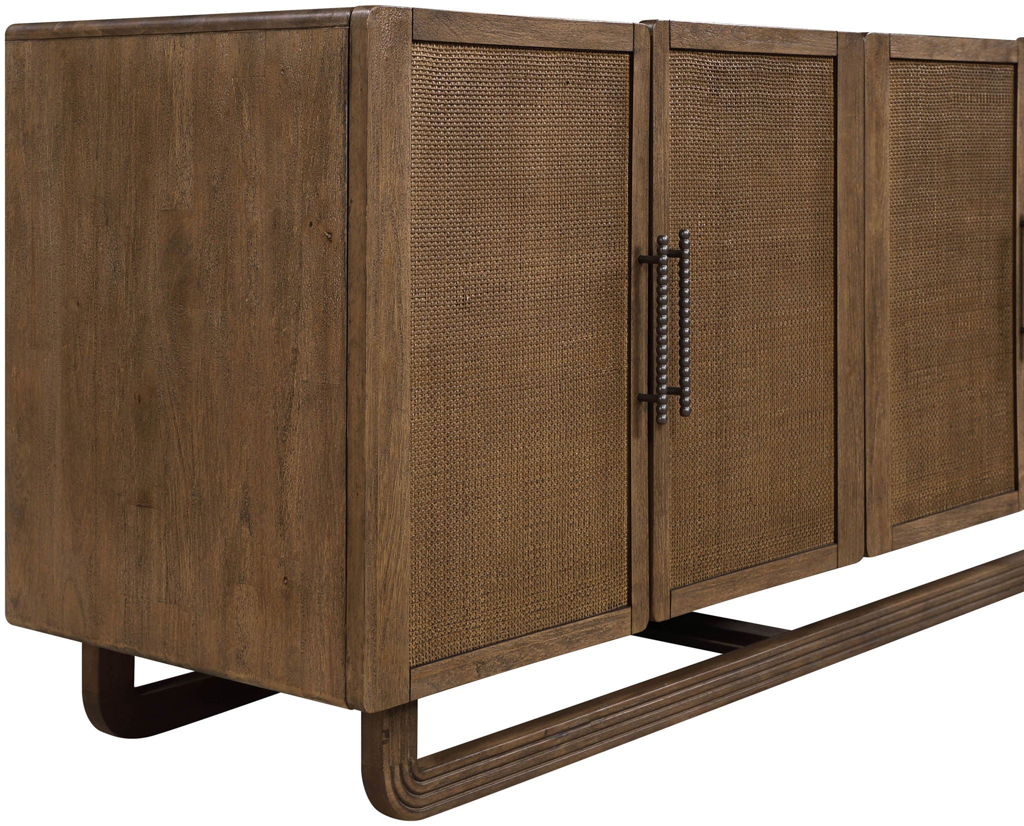 Sova - Solid Wood, Oak Veneer And Stainless Steel Sideboard/Buffet