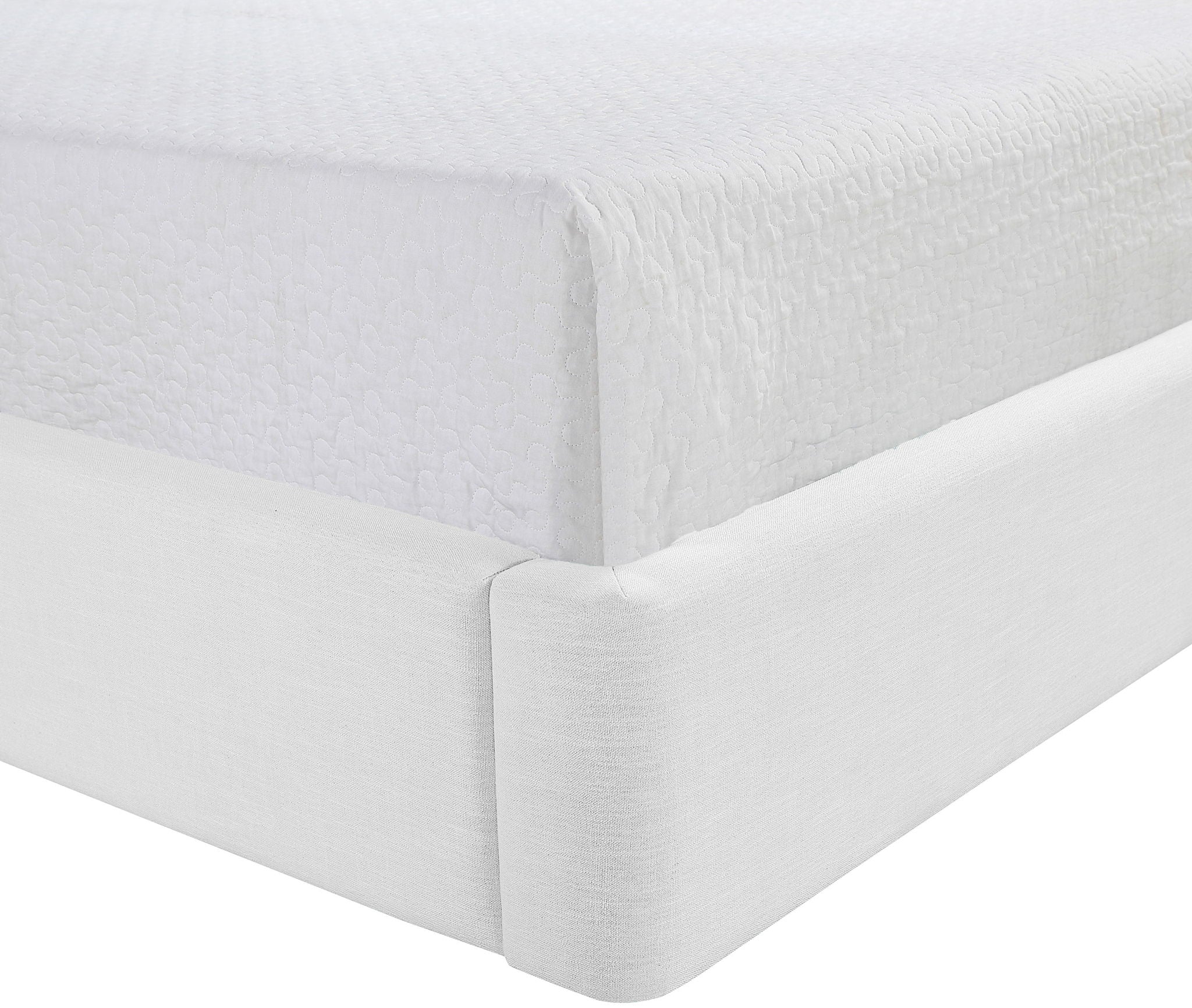 Kendall - Linen Textured Fabric Upholstered Bed