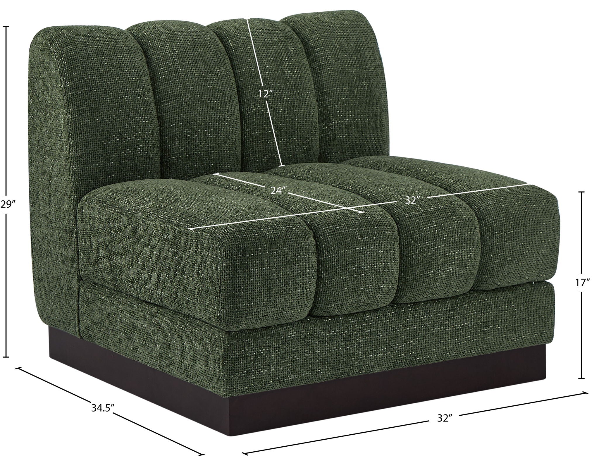Quinn - Armless Chair