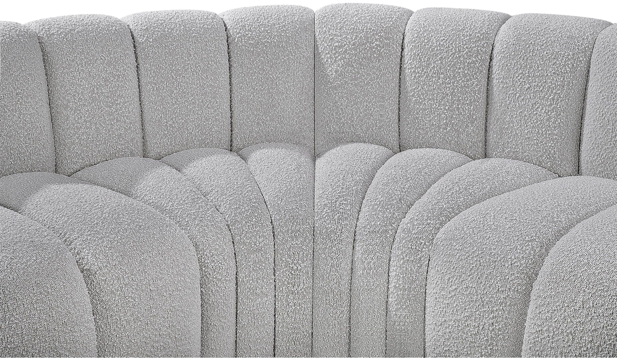 Arc - Boucle Fabric 8 Piece Modular Sofa