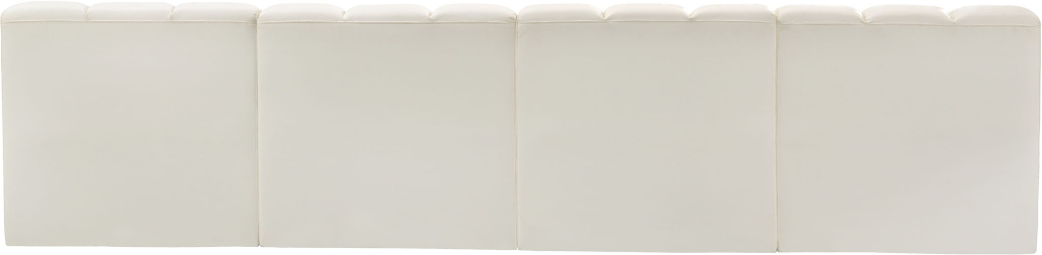 Arc - Faux Leather 4 Seats Modular Sofa