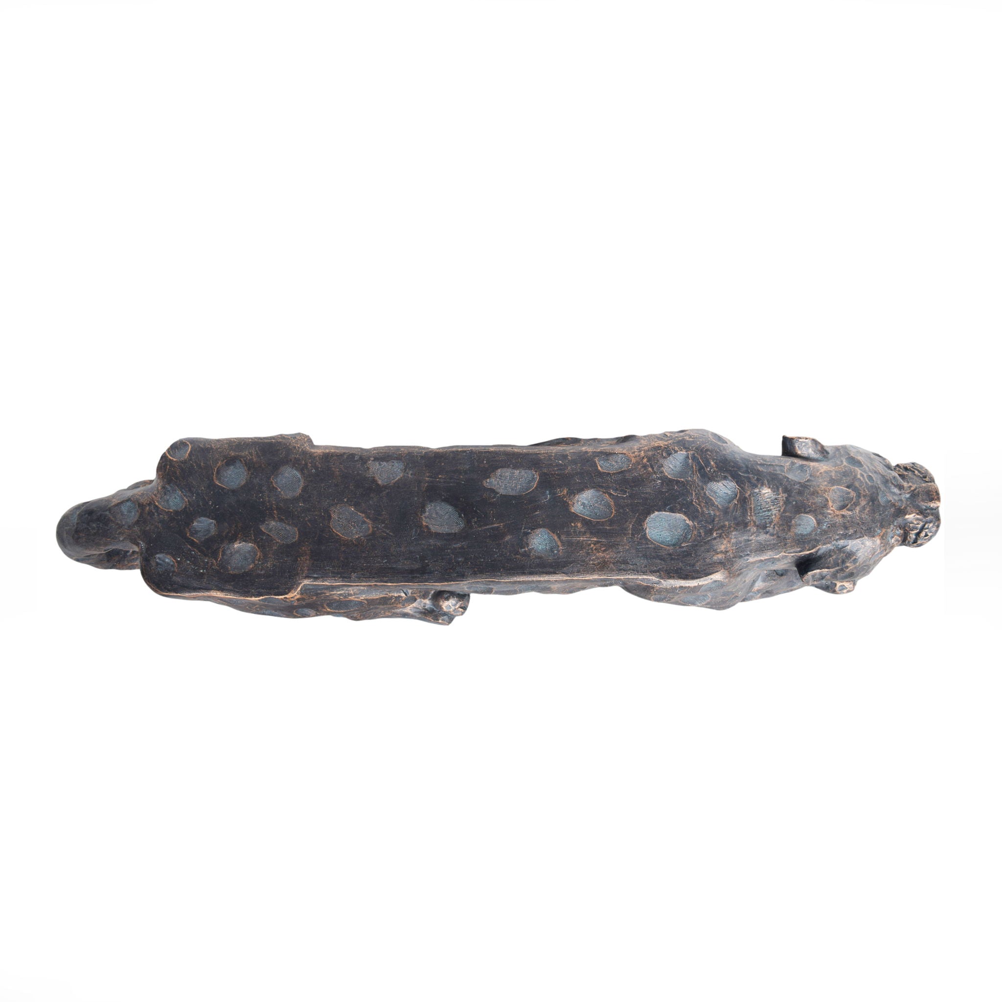 Leopard Lightweight Concrete Bench - Copper