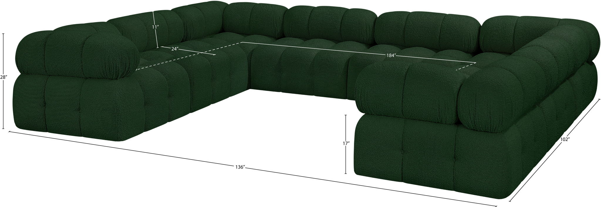 Ames - 8 Piece Modular Sectional