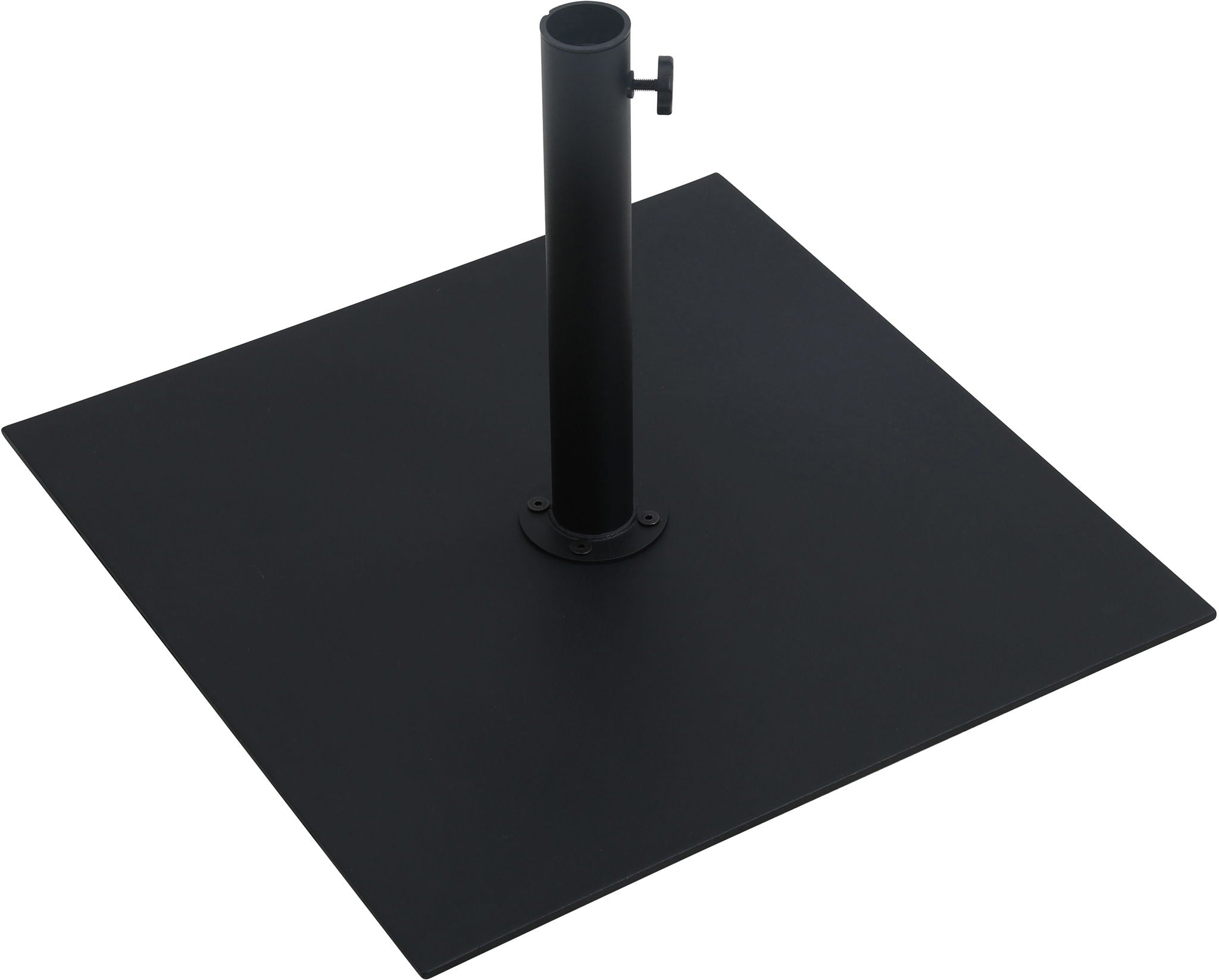 Amalfi - Aluminum Patio Umbrella - Black Base / White Pole