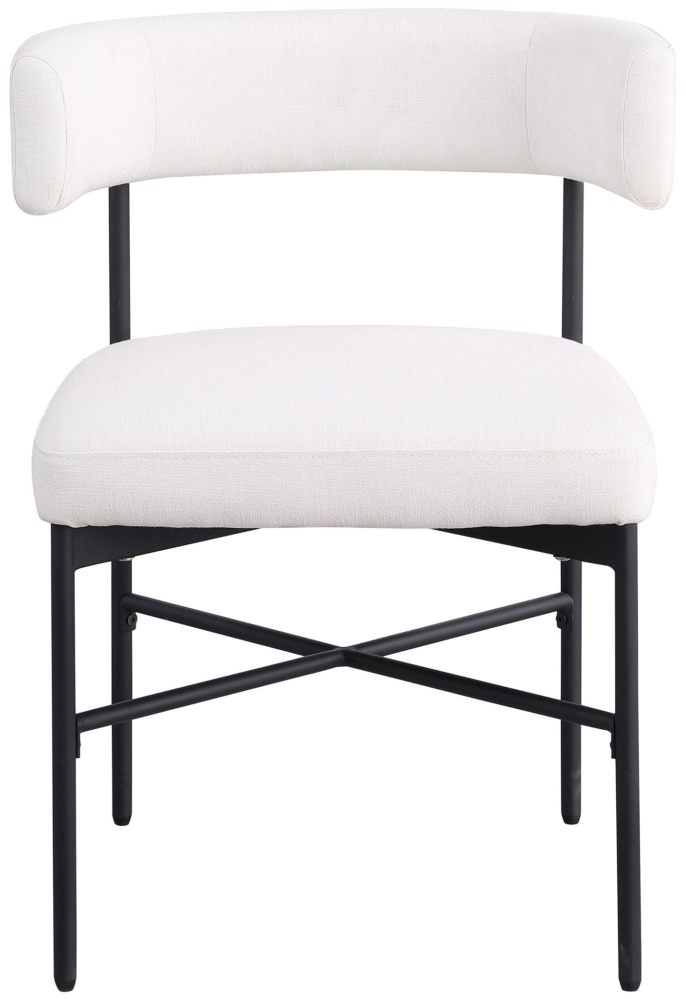 Rivage - Durable Dining Chair With Black Frame (Set of 2)