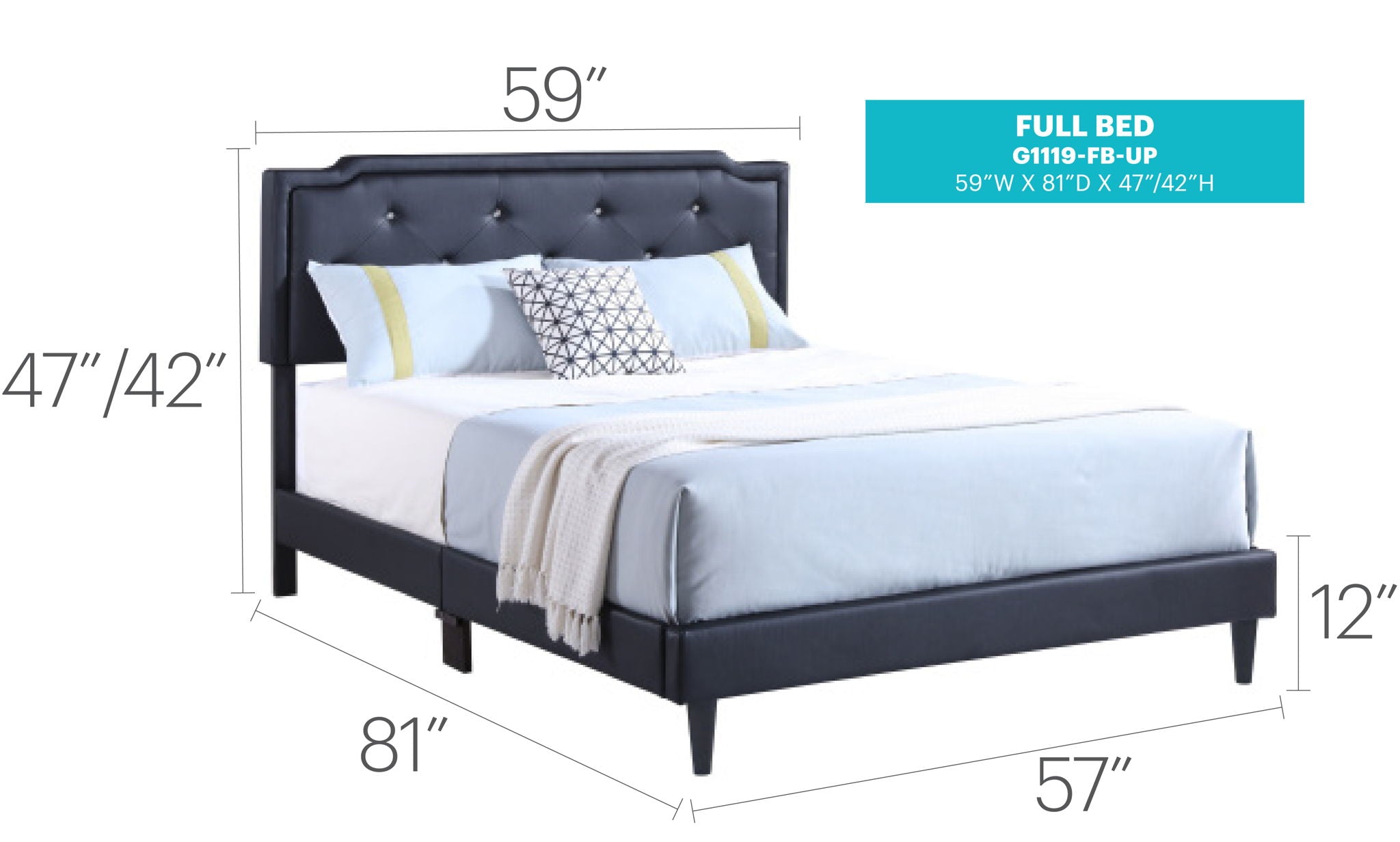 Button Tufted Bed Charming For Cozy Spaces
