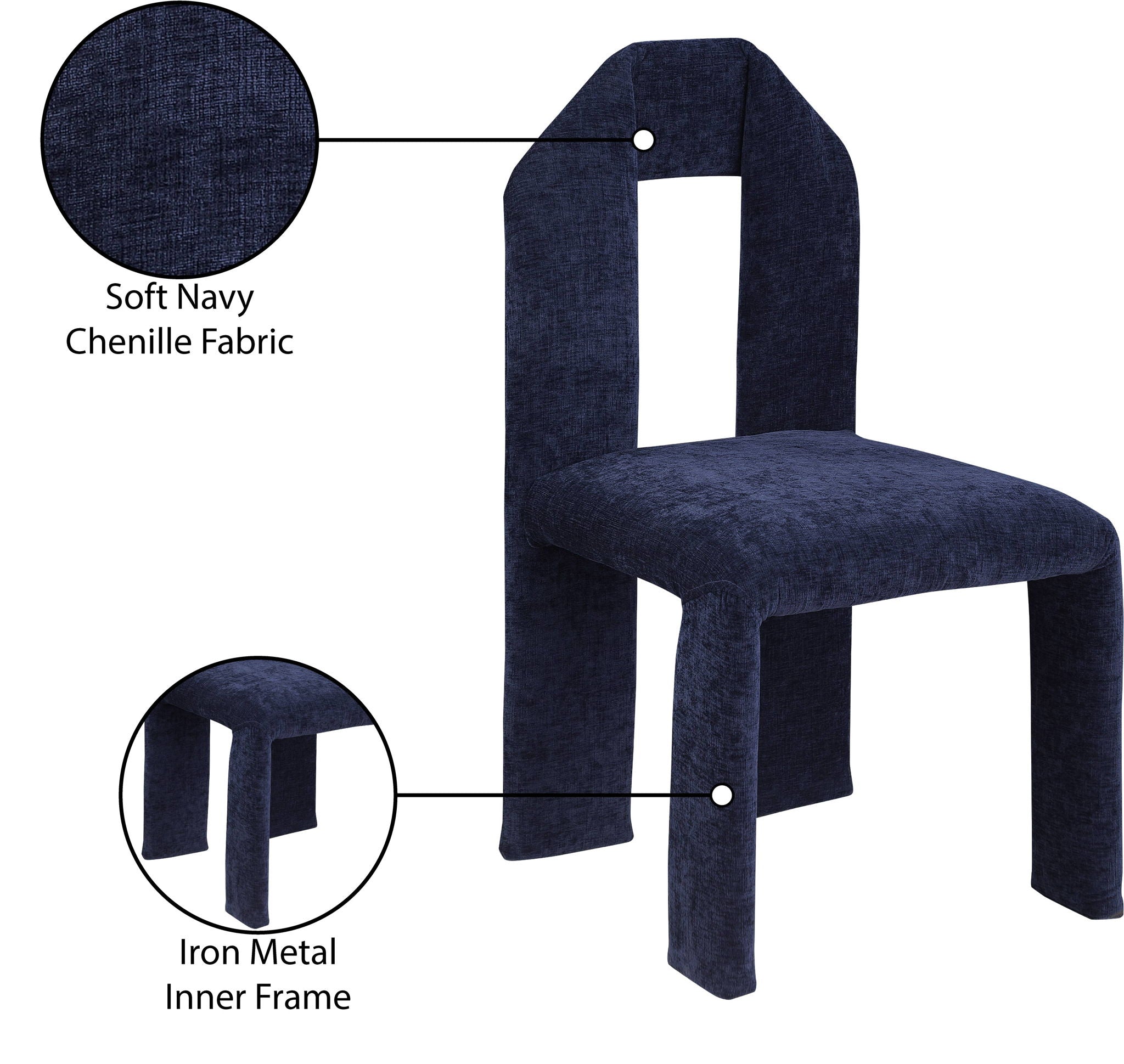 Bennett - Chenille Dining Chair (Set of 2)