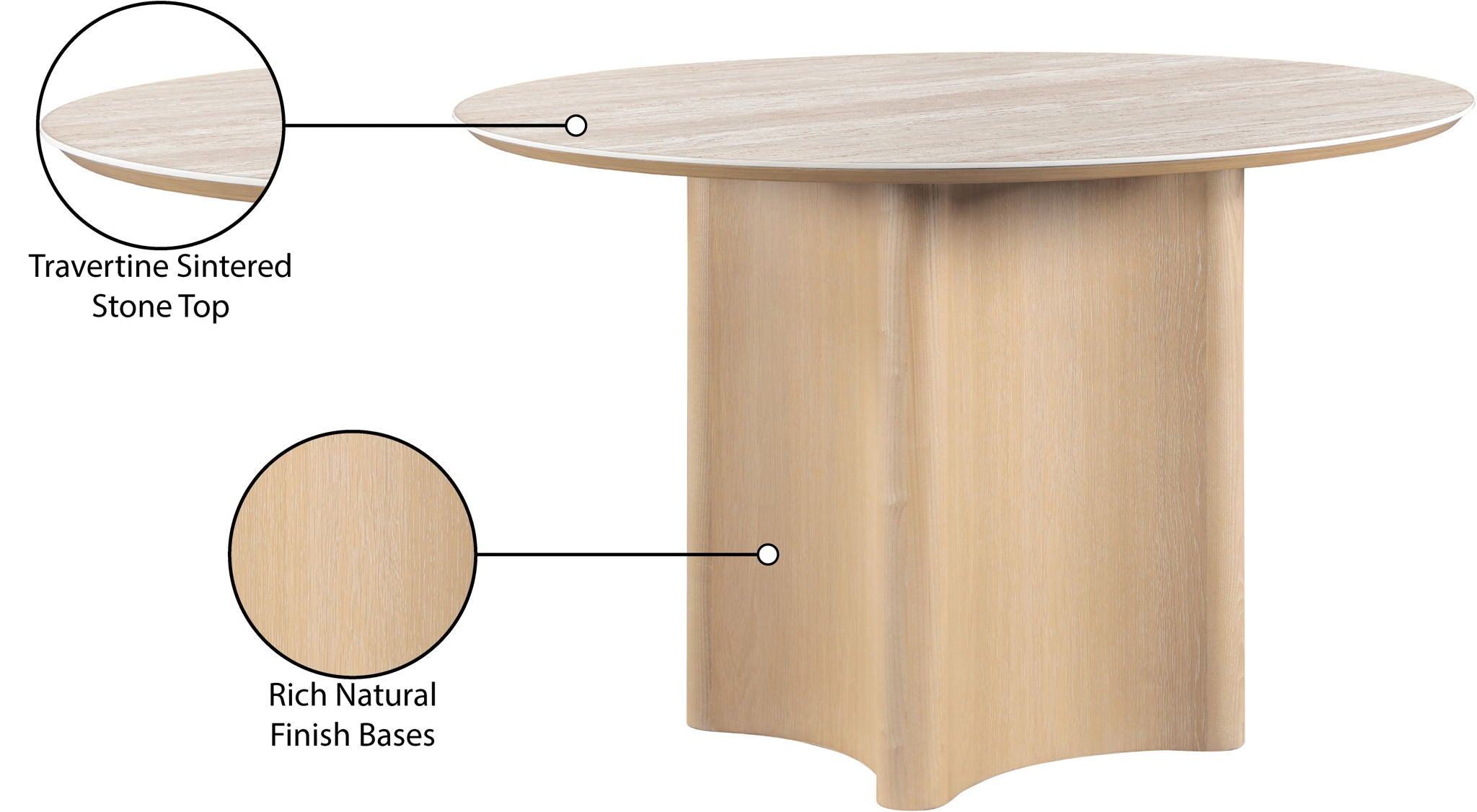 Corvina - Square Oak Veneer Dining Table
