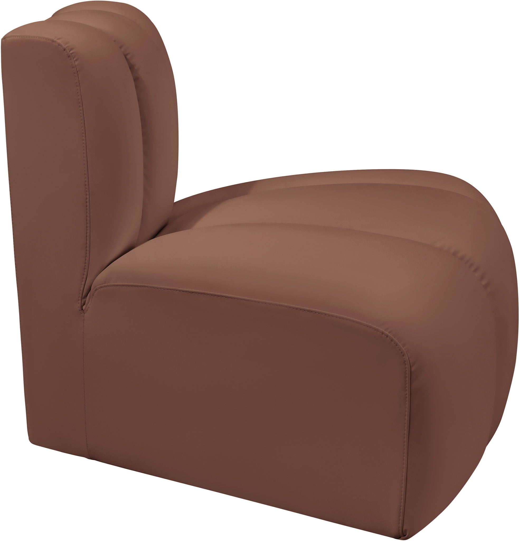 Arc - Faux Leather Reverse Corner Chair