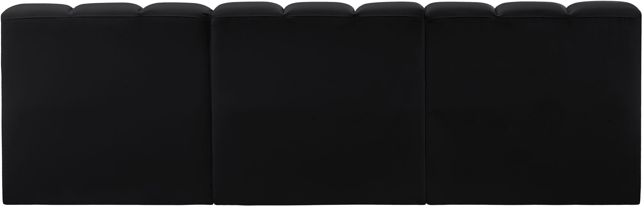 Arc - Faux Leather 3 Seats Modular Sofa