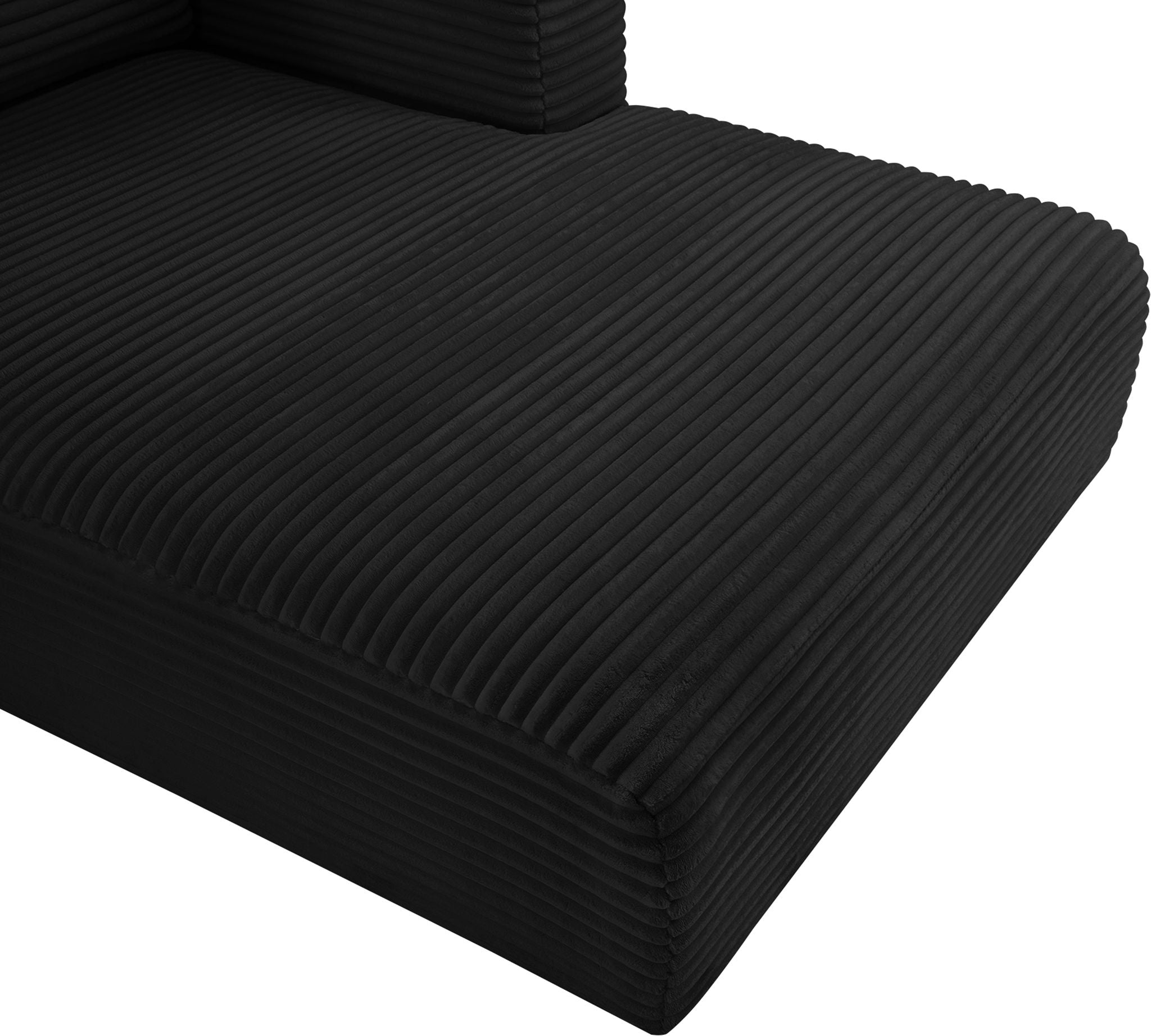 Shaggy - 5 Piece Modular Sectional With Chaise And Ottoman