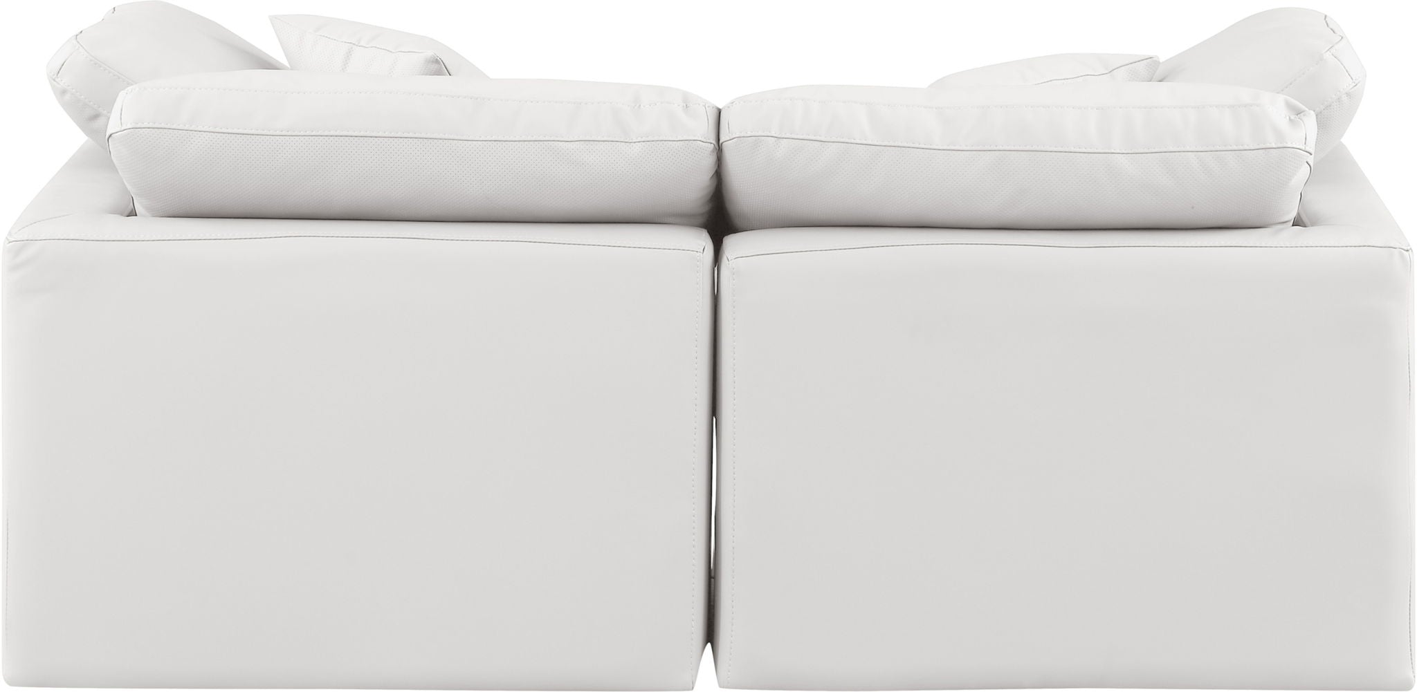 Indulge - Faux Leather 2 Seat Modular Sofa