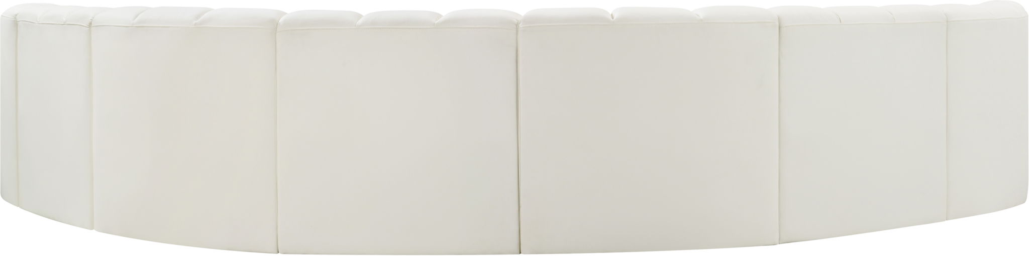Arc - Faux Leather 8 Piece U-Shaped Modular Sofa