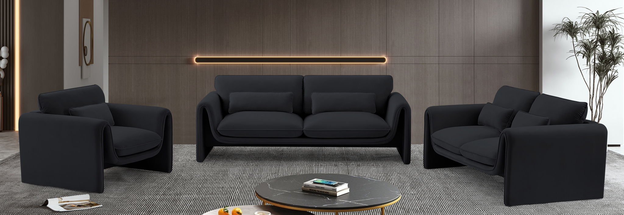 Sloan - Velvet Loveseat